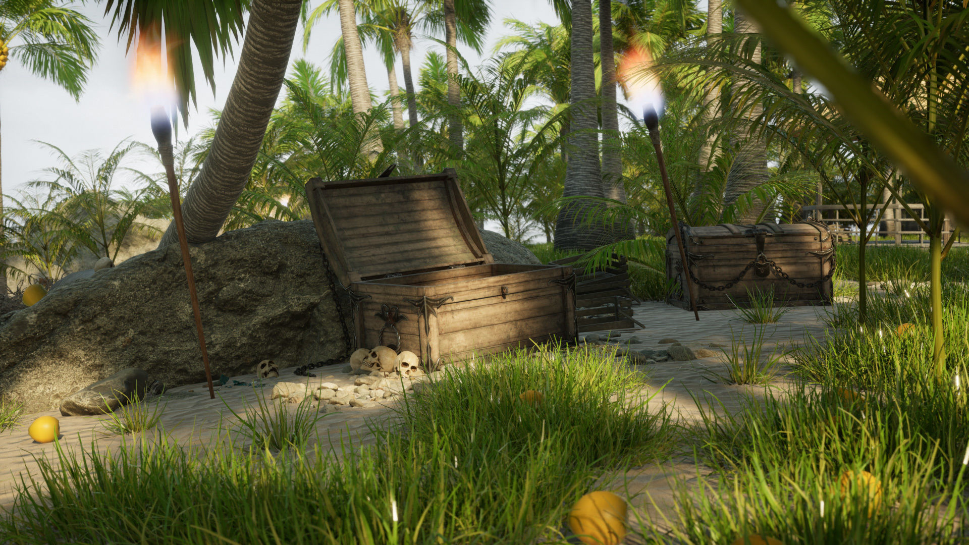 Tropical Island  pack Low-poly 3D model_2