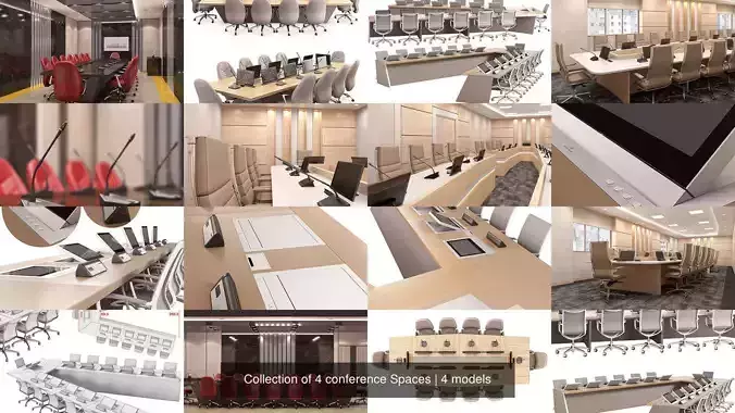 Collection of 4 conference Spaces 