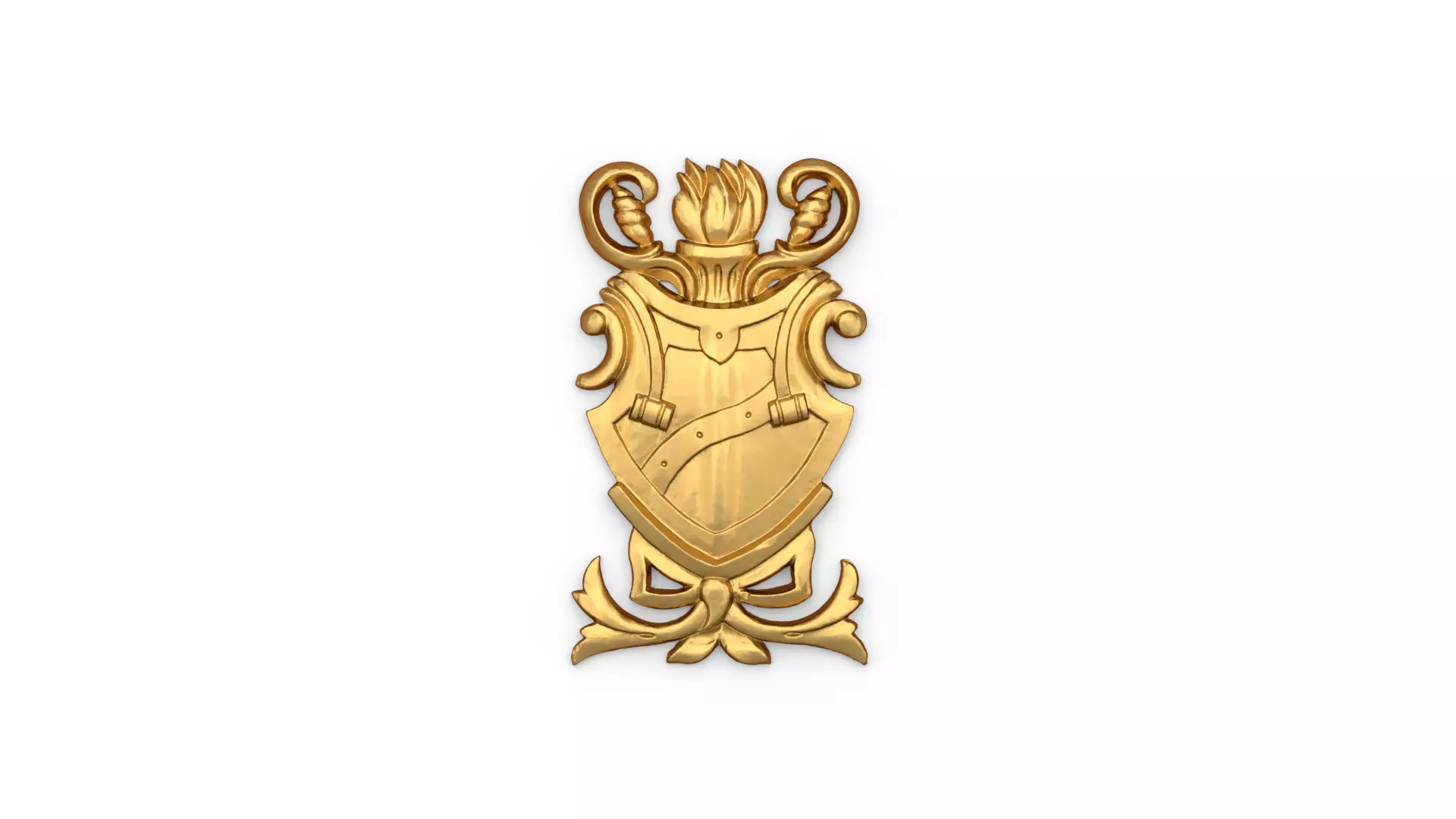 Classic decor ornament 320 3D model