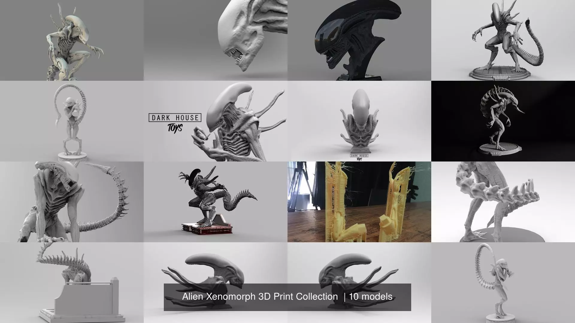 Alien Xenomorph 3D Print Collection  _0