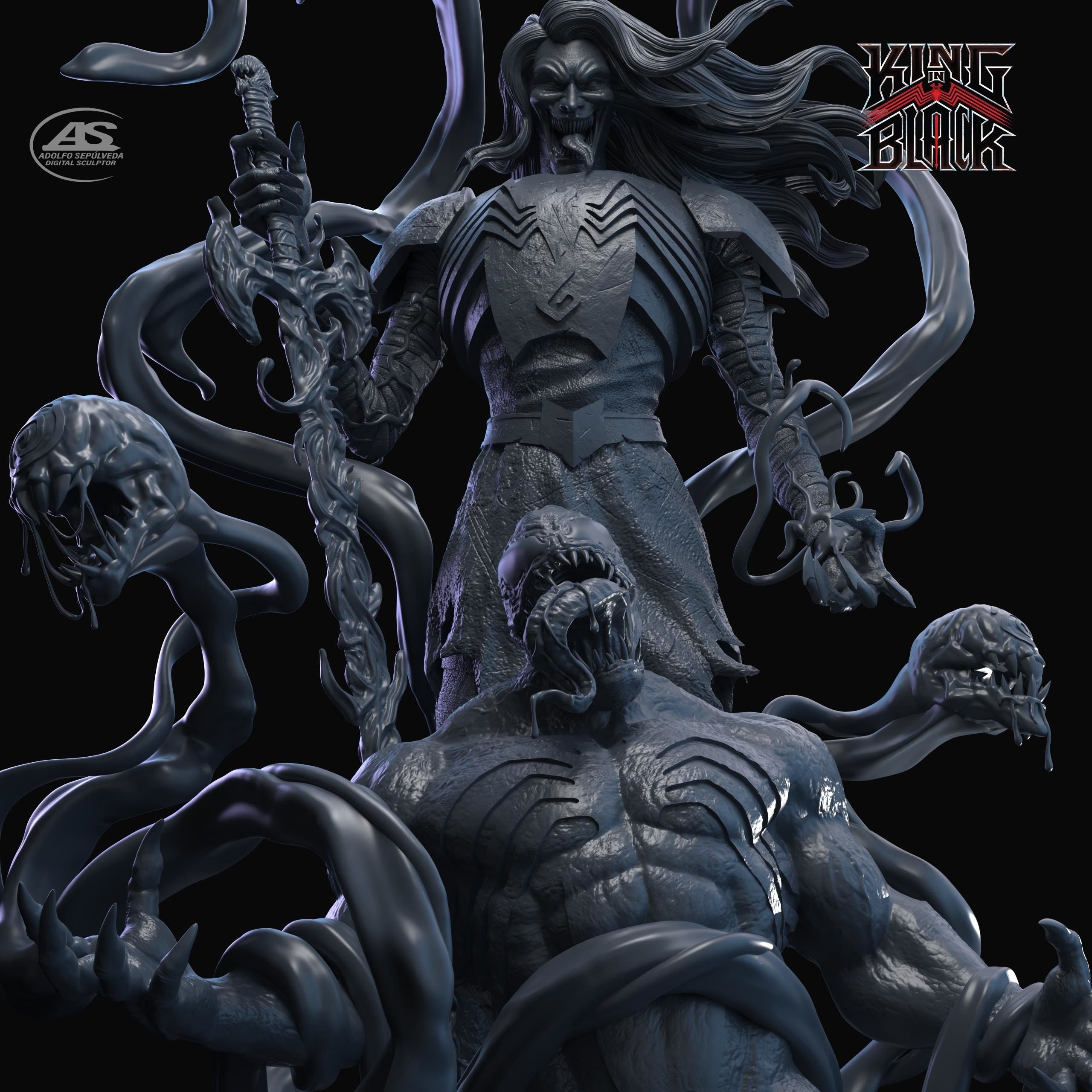 KNULL DEFEAT VENOM stl 3D print model_19