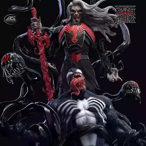 KNULL DEFEAT VENOM stl 3D print model