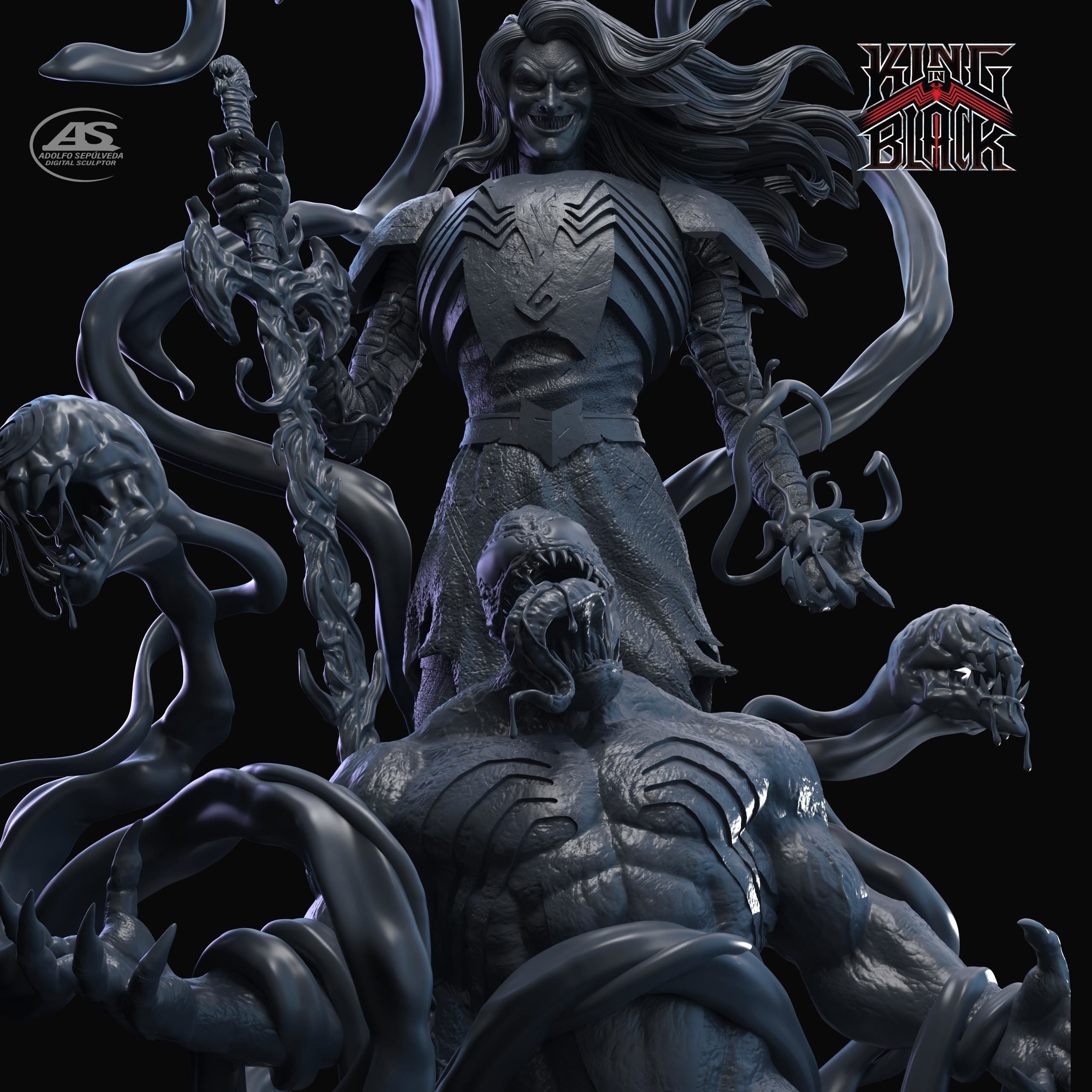 KNULL DEFEAT VENOM stl 3D print model_20