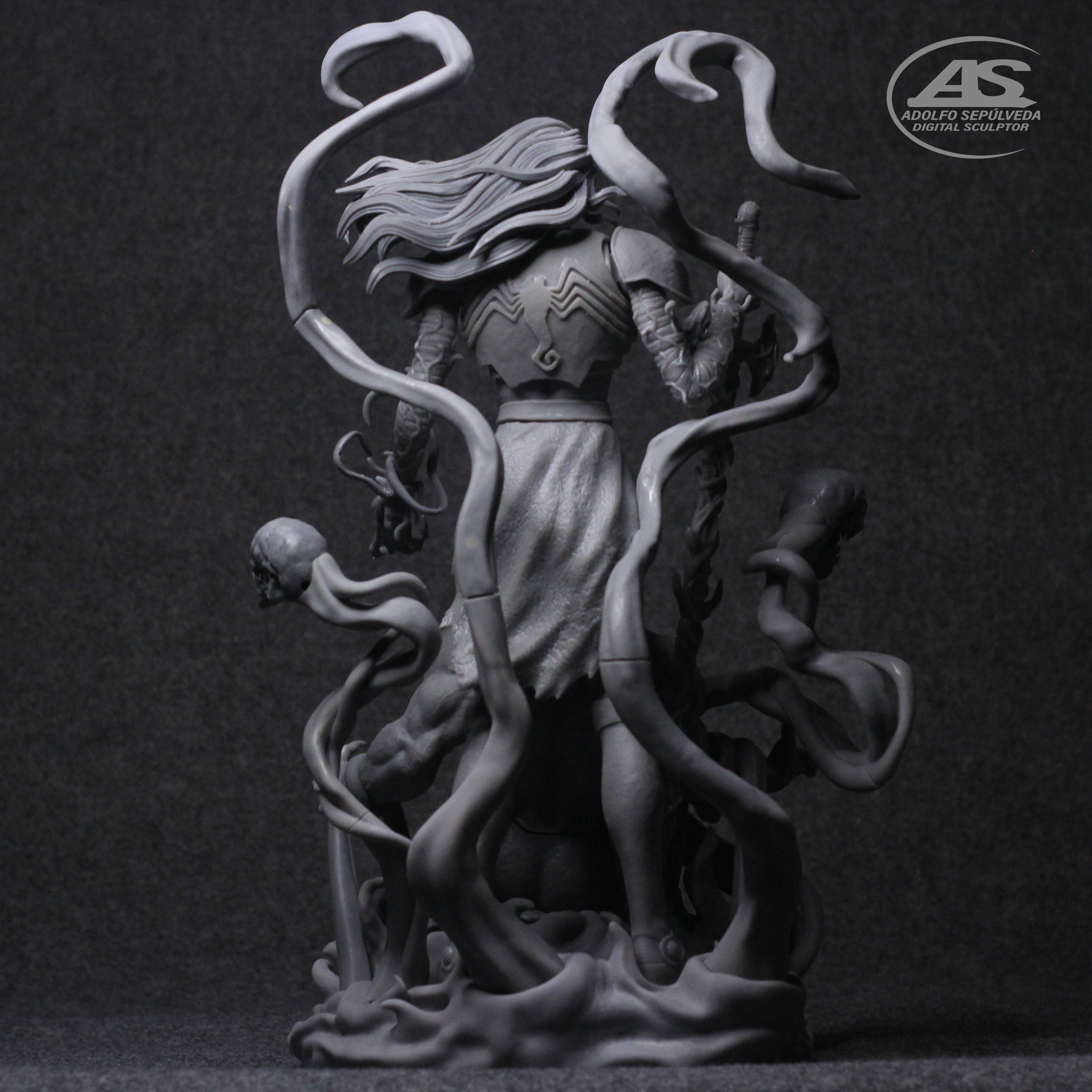 KNULL DEFEAT VENOM stl 3D print model_8