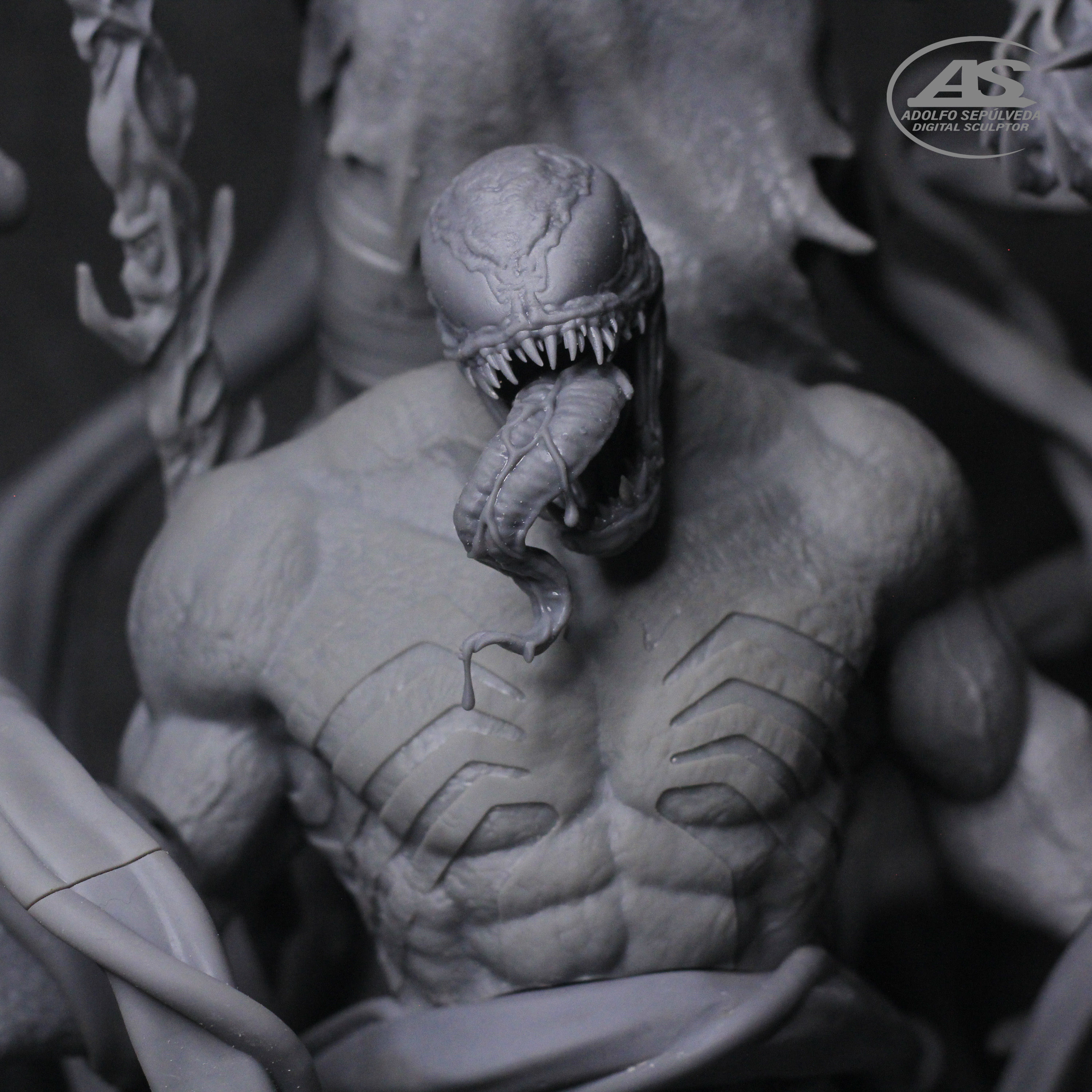 KNULL DEFEAT VENOM stl 3D print model_10