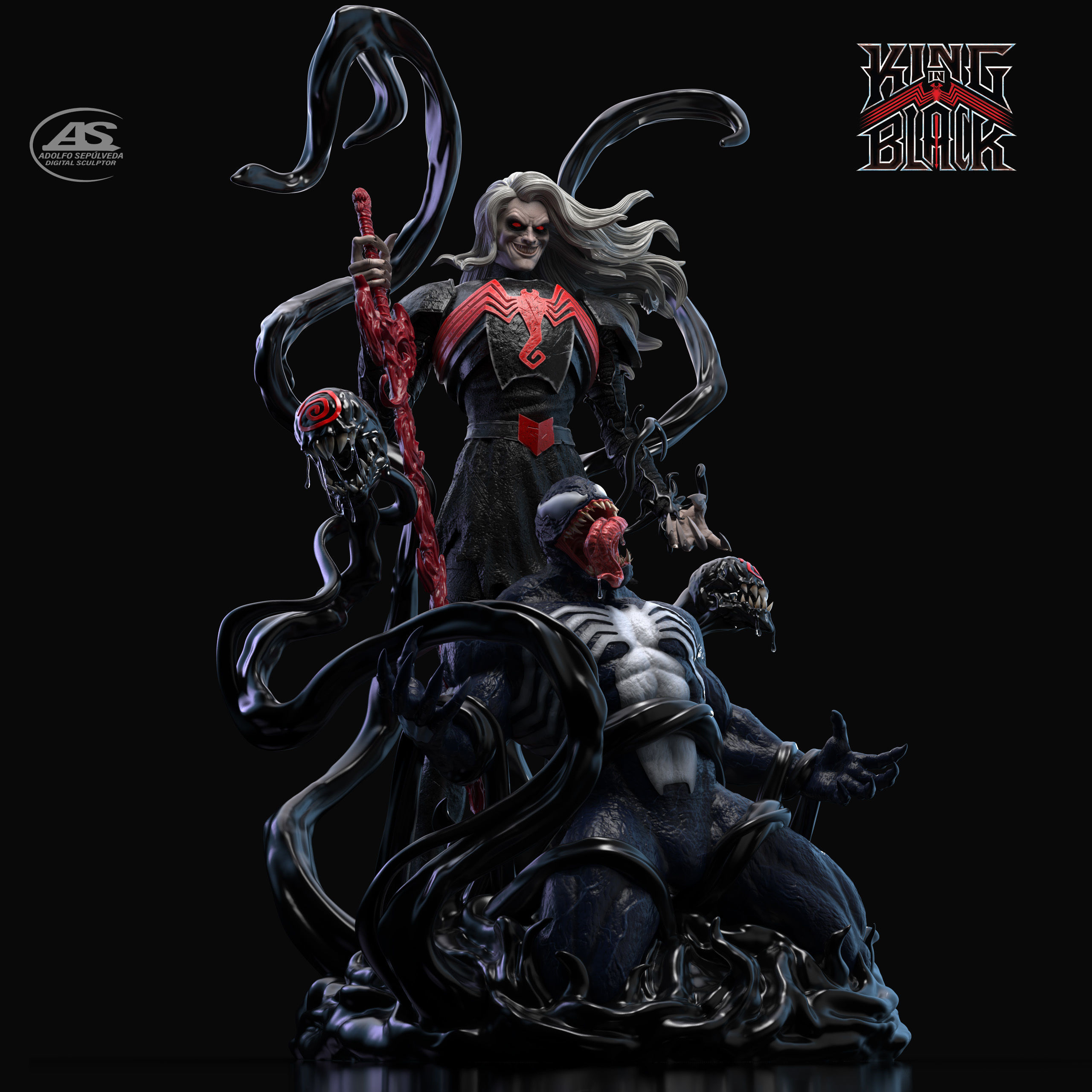 KNULL DEFEAT VENOM stl 3D print model_9
