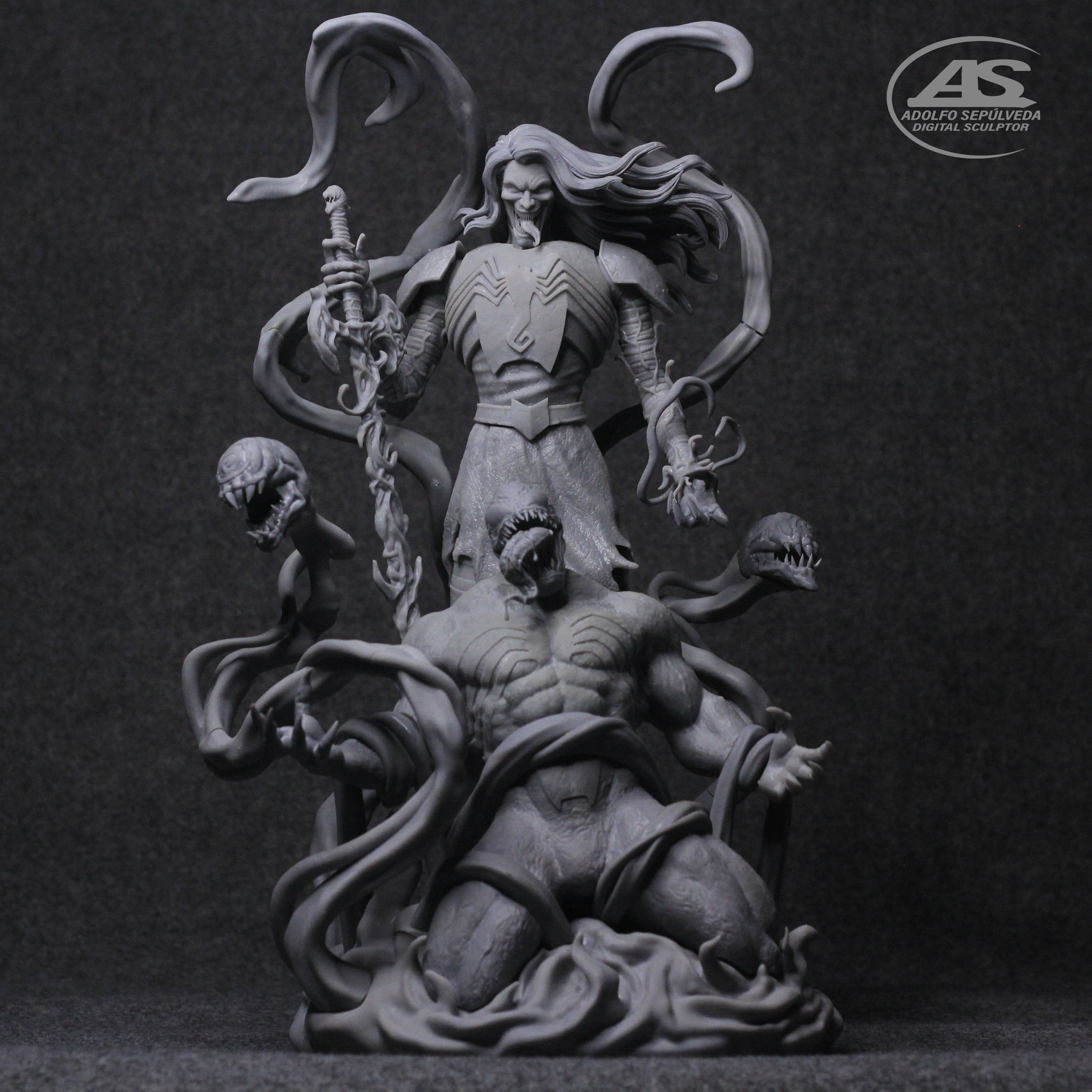 KNULL DEFEAT VENOM stl 3D print model_4