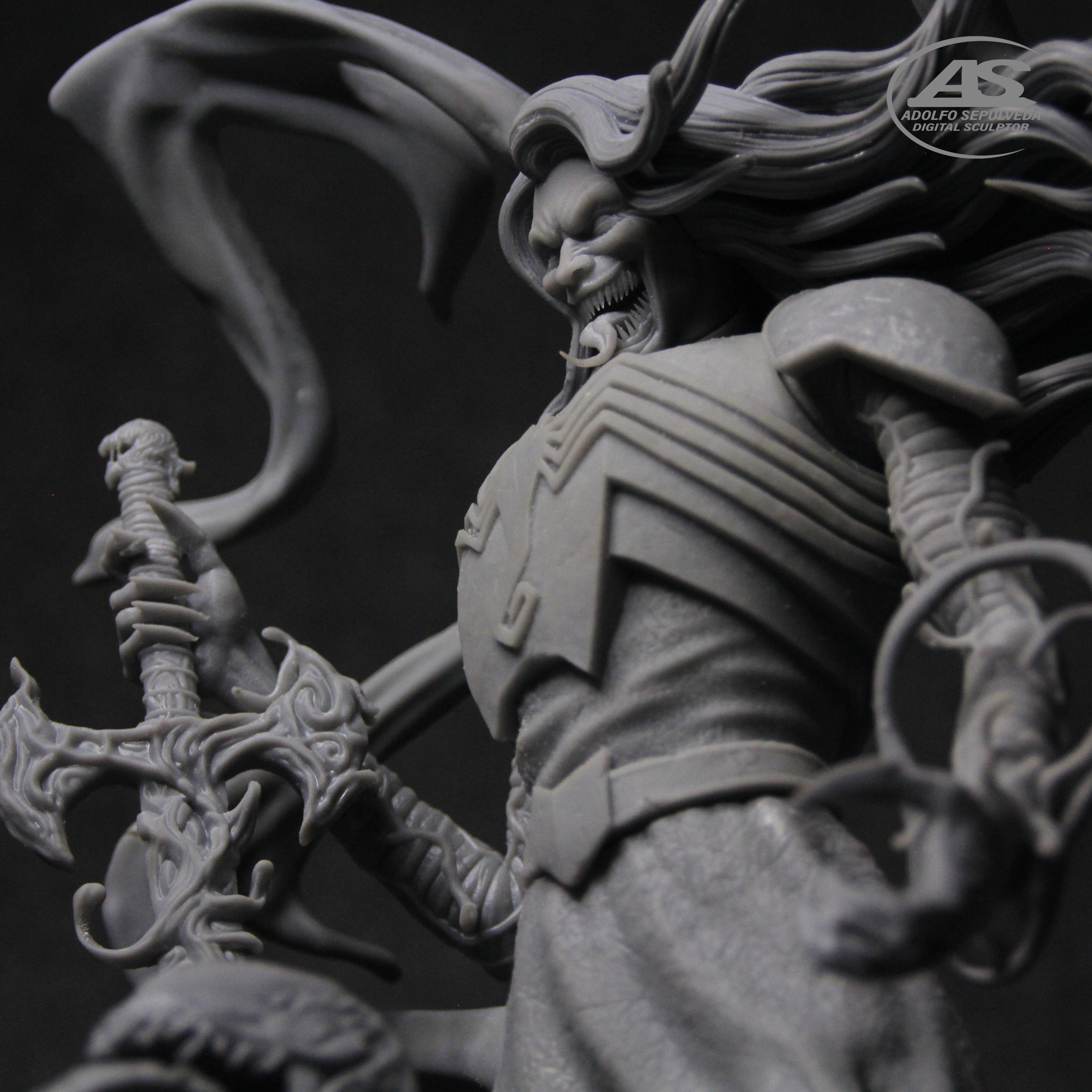 KNULL DEFEAT VENOM stl 3D print model_14