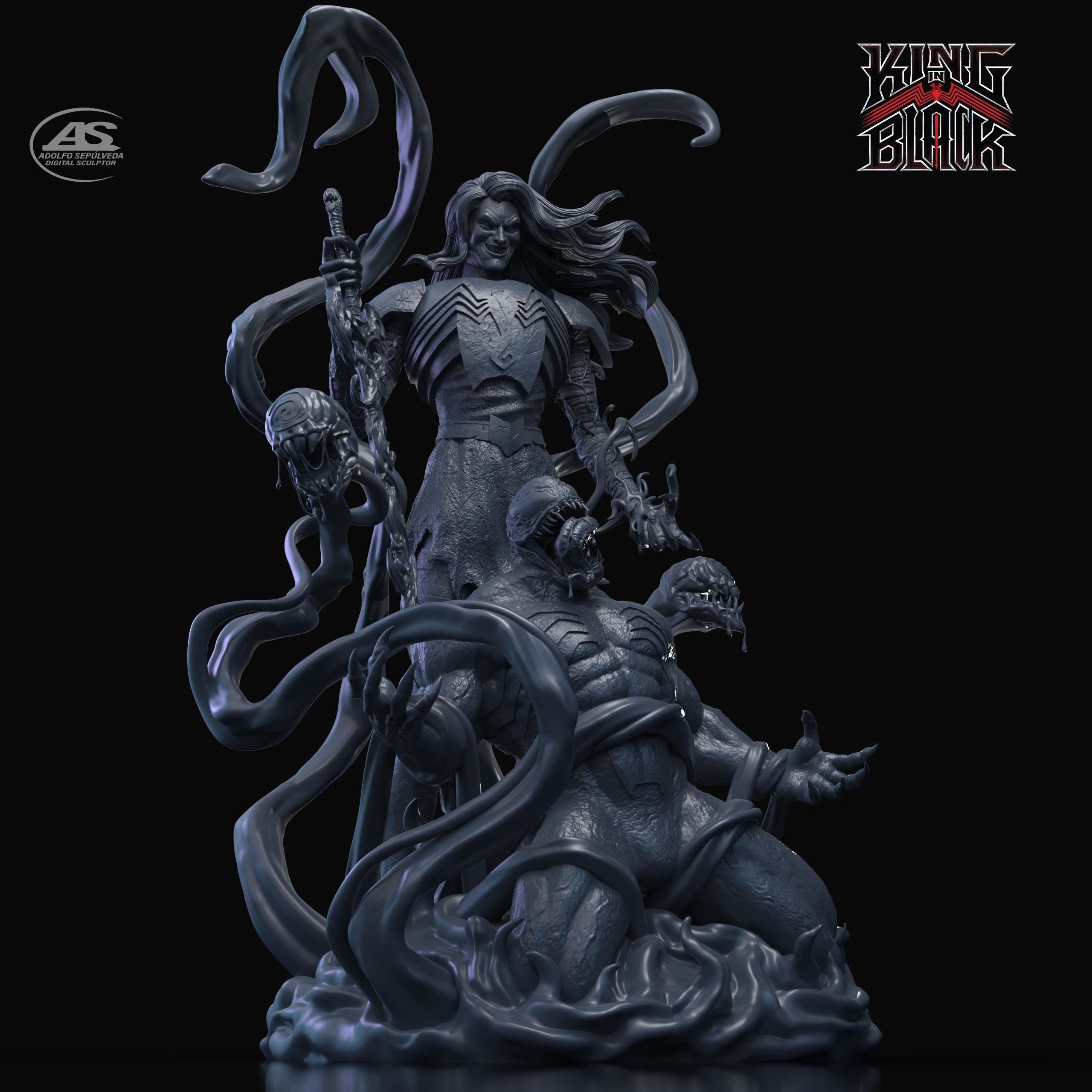 KNULL DEFEAT VENOM stl 3D print model_25
