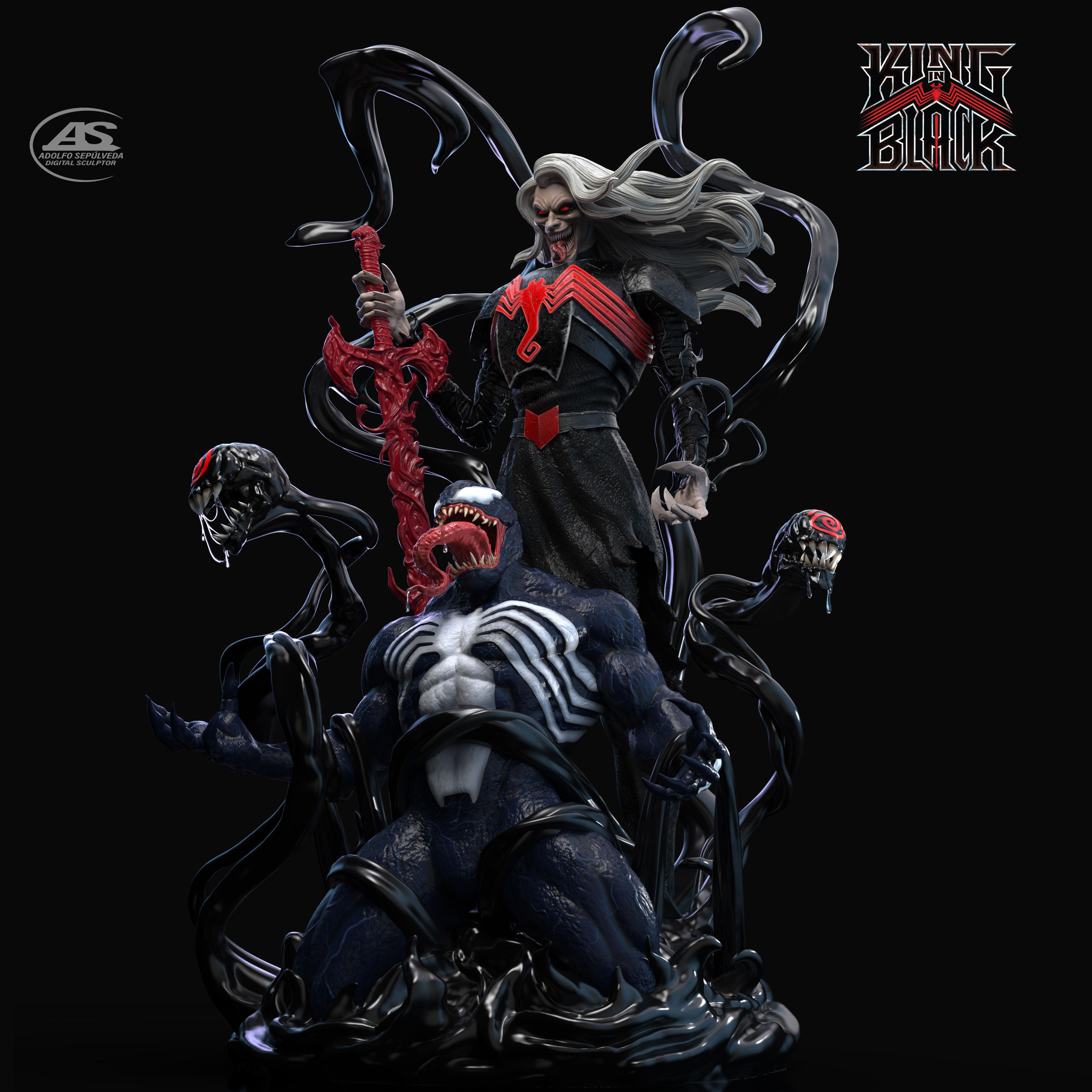 KNULL DEFEAT VENOM stl 3D print model_7