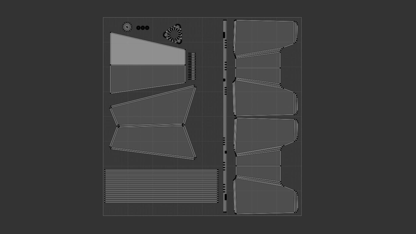 Simple gaming table Free low-poly 3D model_8