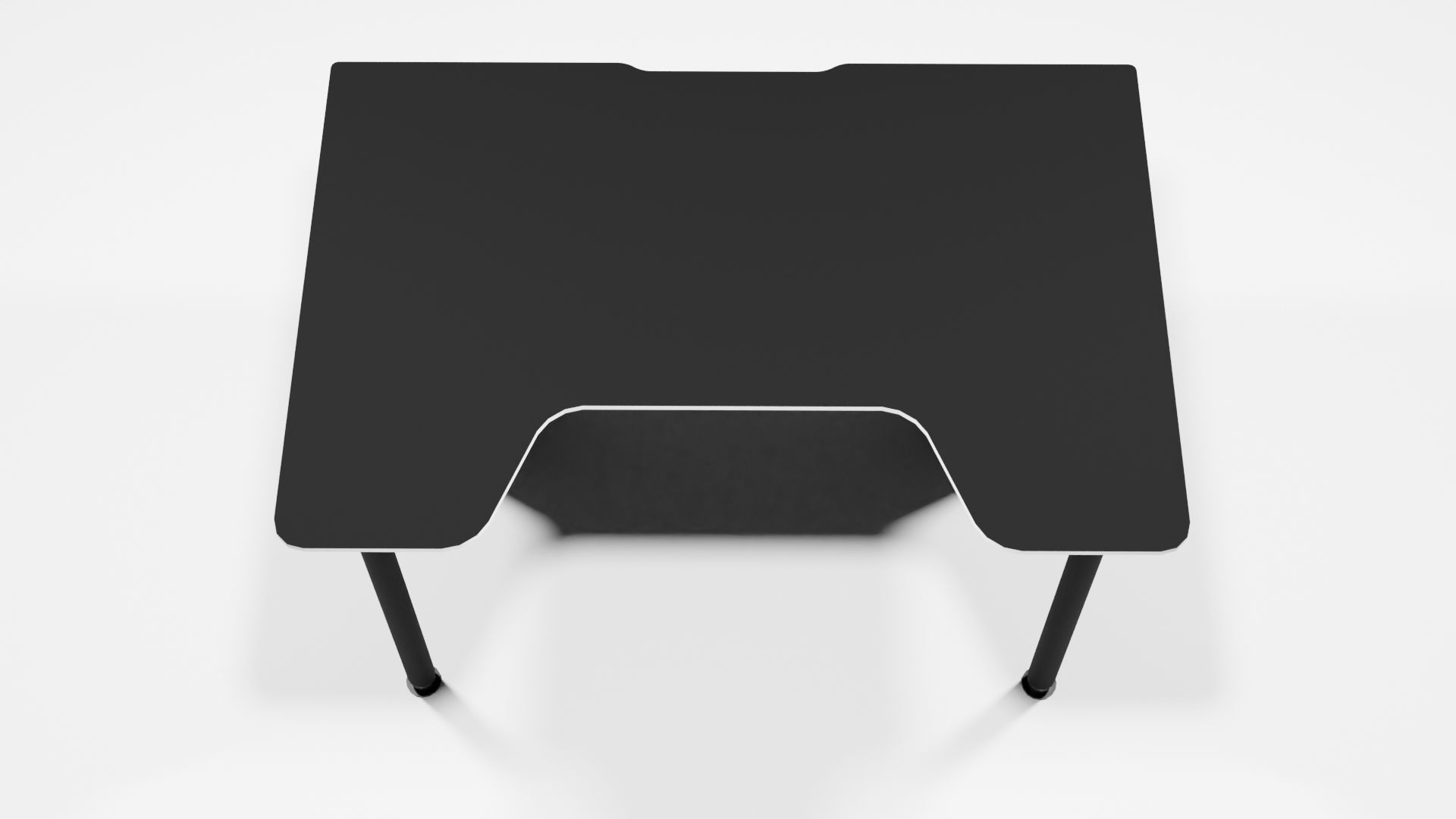 Simple gaming table Free low-poly 3D model_3