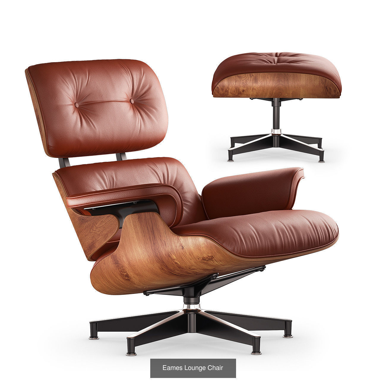 Collection of 4 branding armchairs and sofas _1