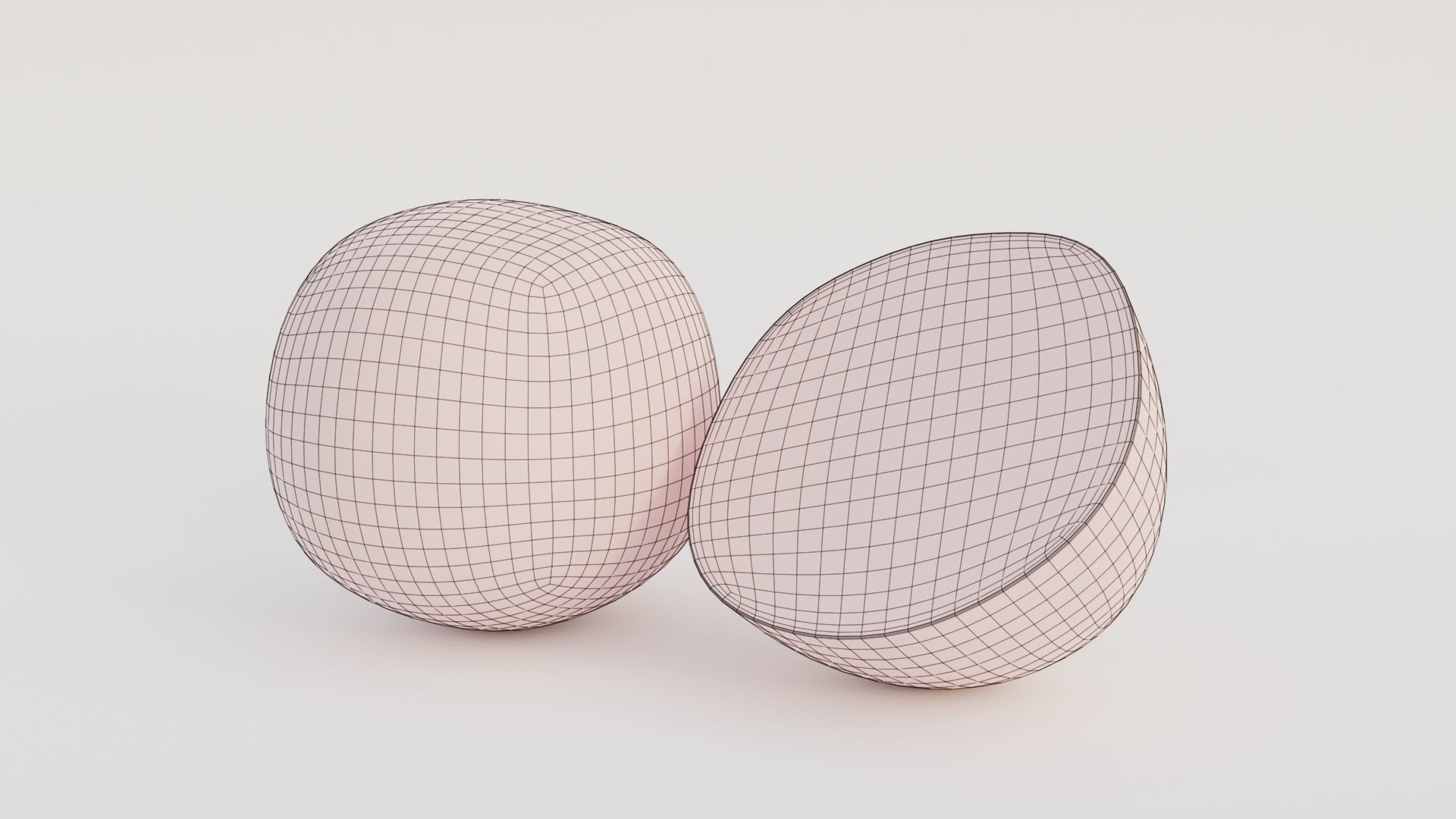 Realistic Kiwi Low-poly 3D model_4