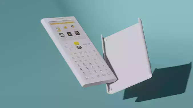 calculator Numworks Low-poly 3D model