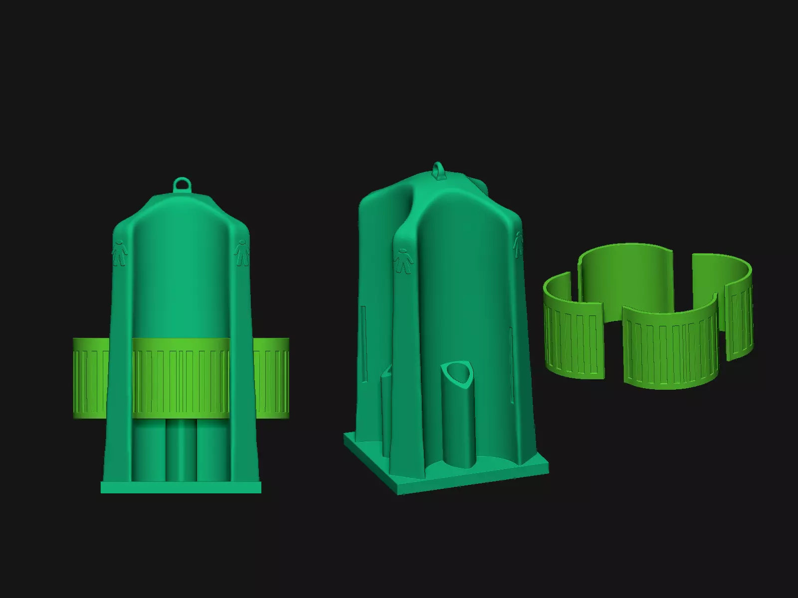 Street Toilet  3D print model_0