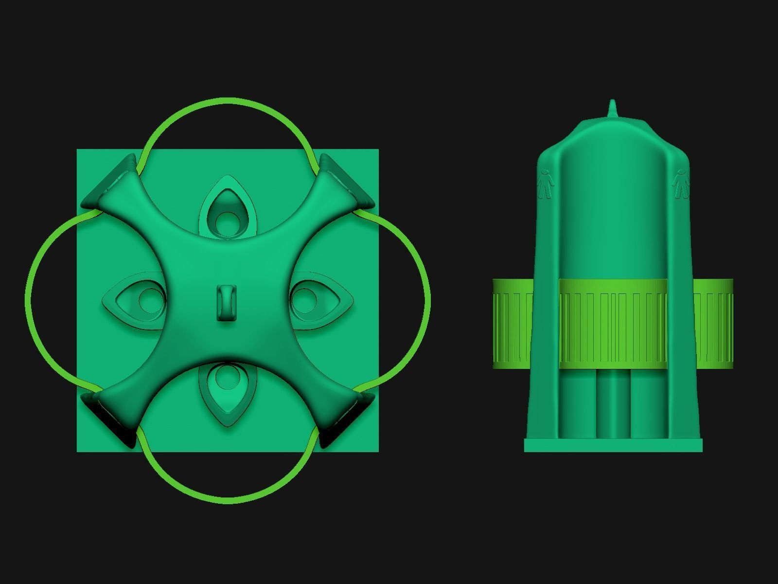 Street Toilet  3D print model_1