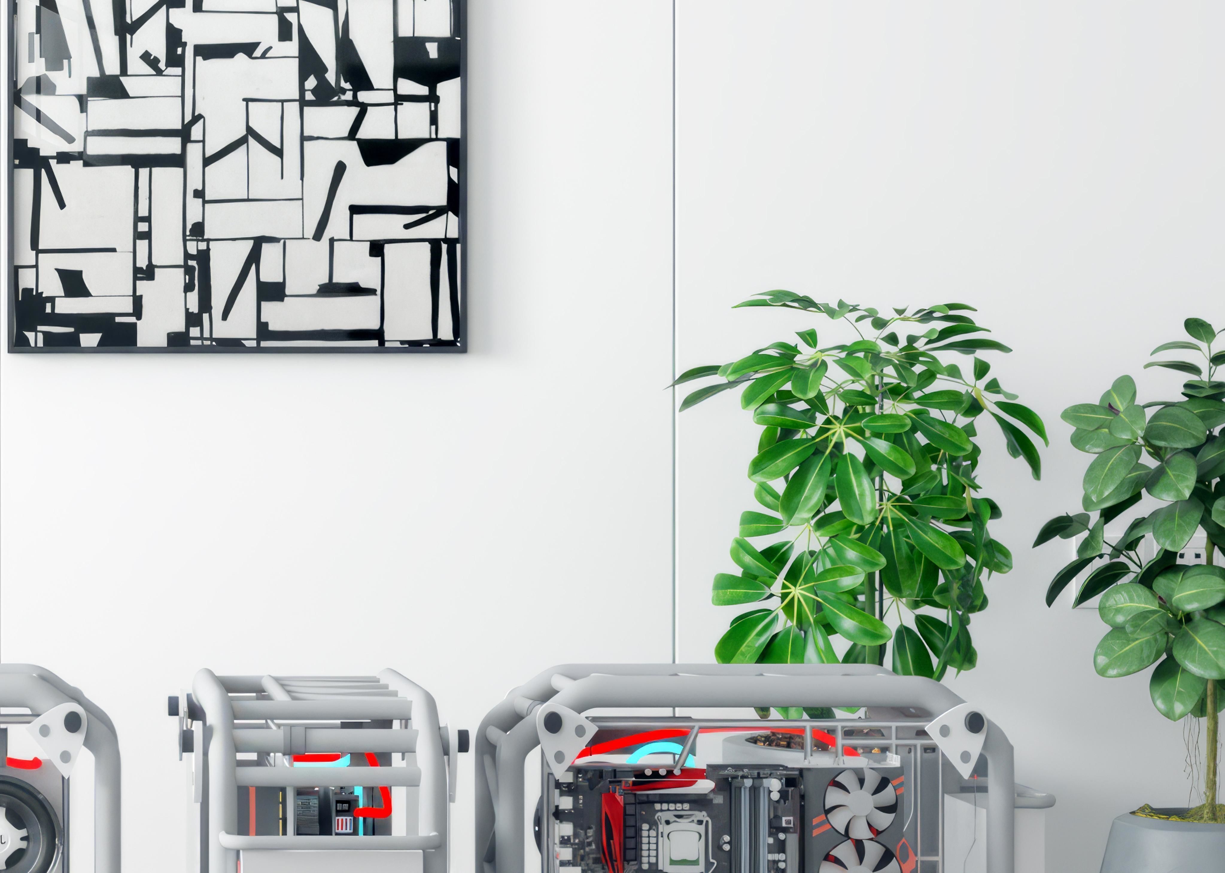 Computer Host Modern 3D model_2