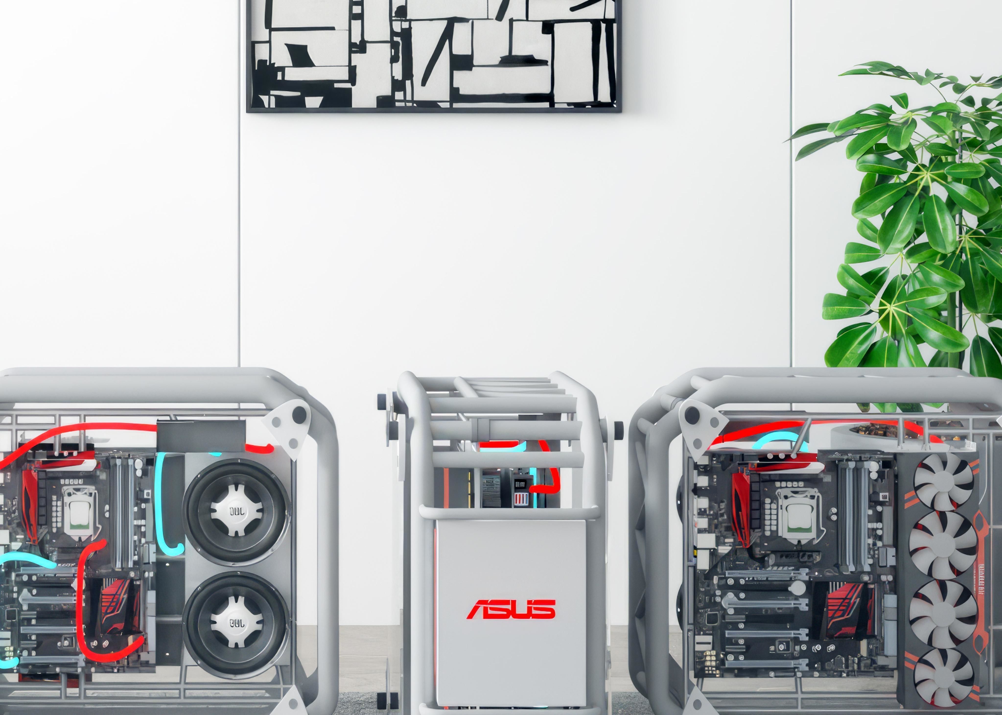 Computer Host Modern 3D model_1