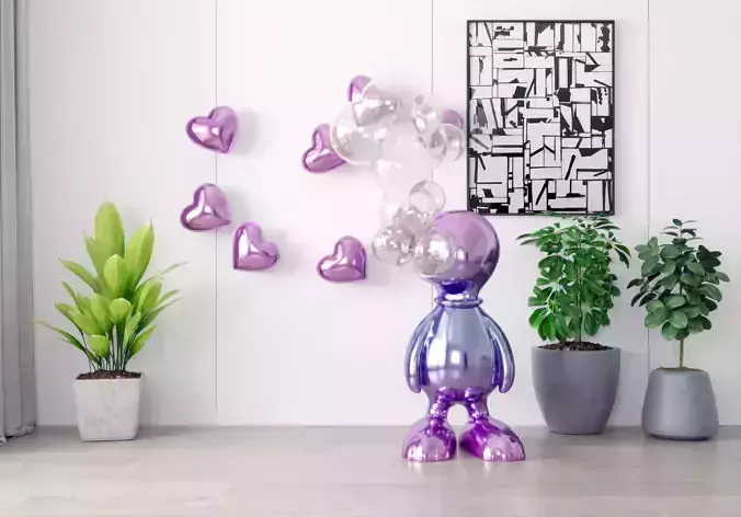 Decoration Sculpture Modern s 3D model