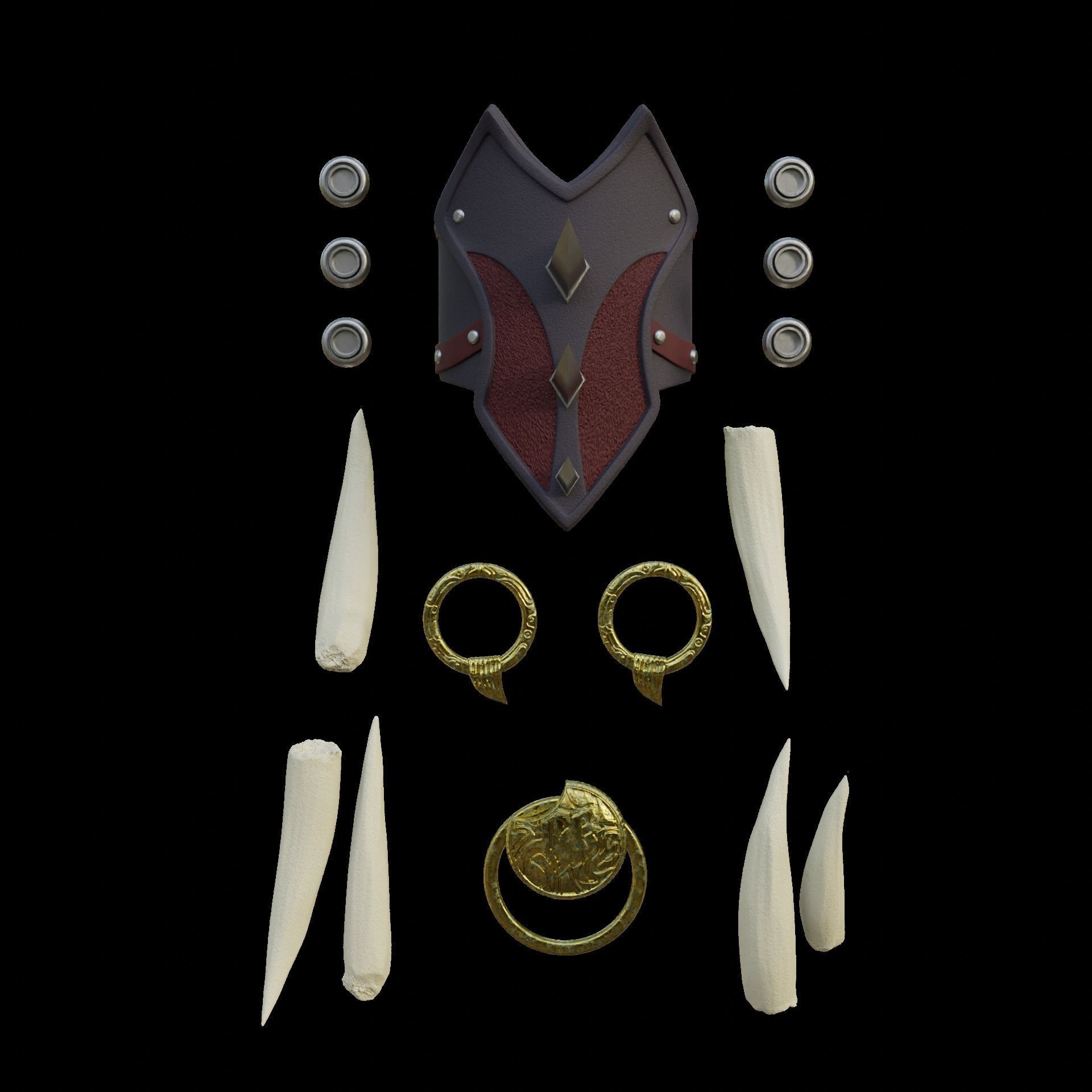 Karlach Cosplay Set Baldurs Gate 3 3D print model_29