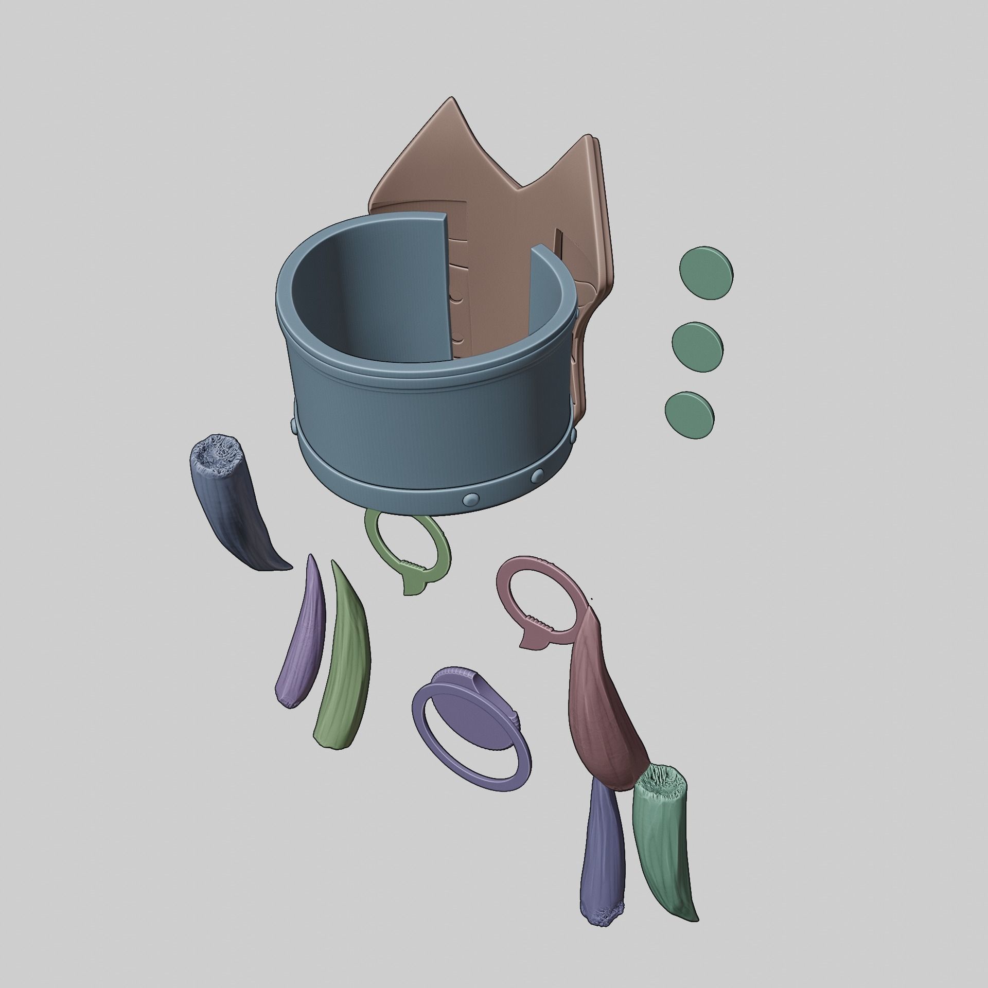 Karlach Cosplay Set Baldurs Gate 3 3D print model_19