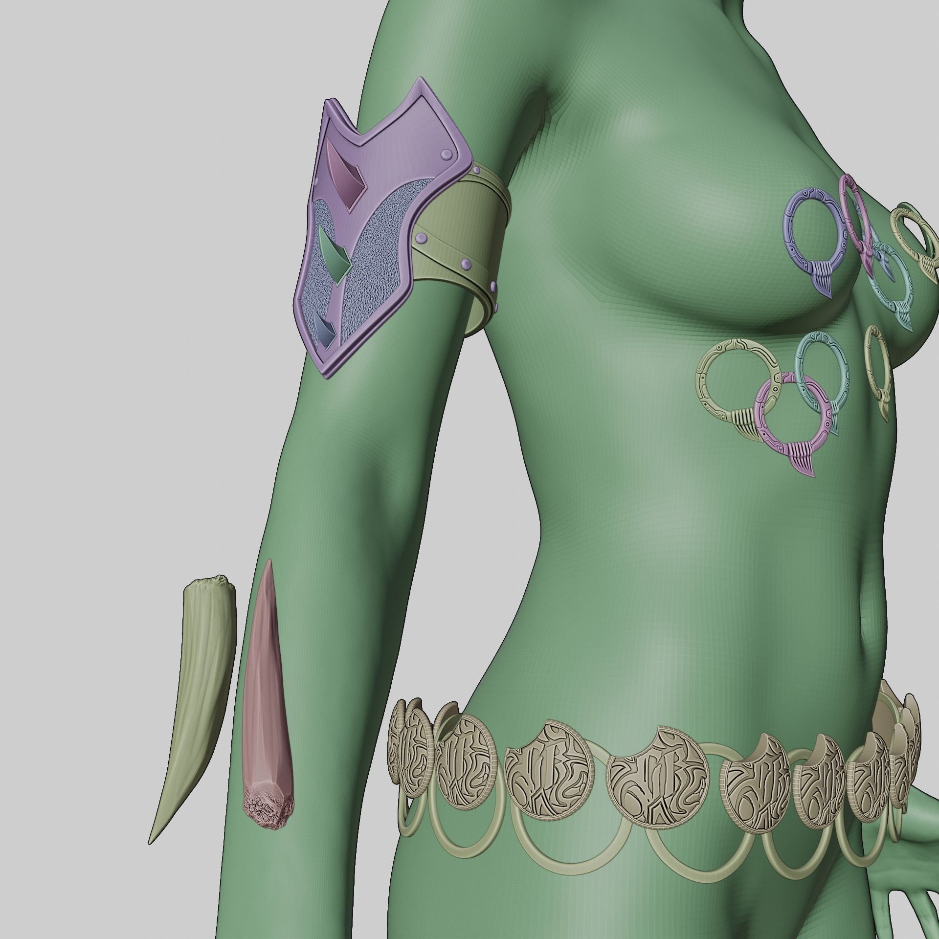 Karlach Cosplay Set Baldurs Gate 3 3D print model_35