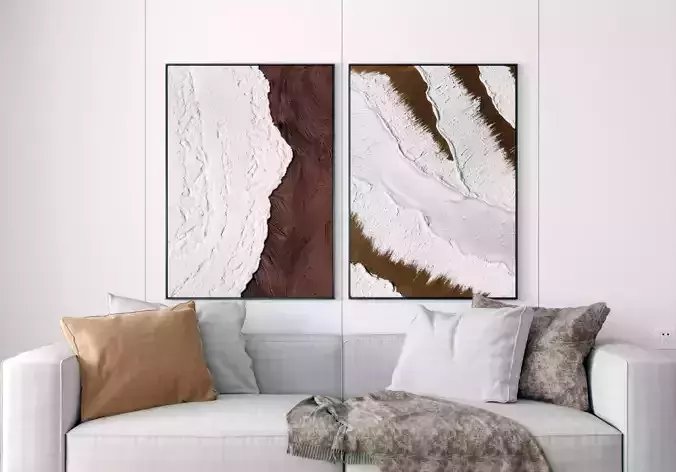 Modern painting decorative