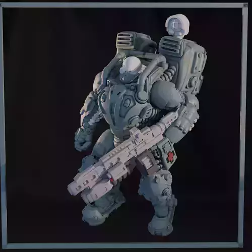 DOMINION SPARTAN JUMPJET MARINE 3D print model