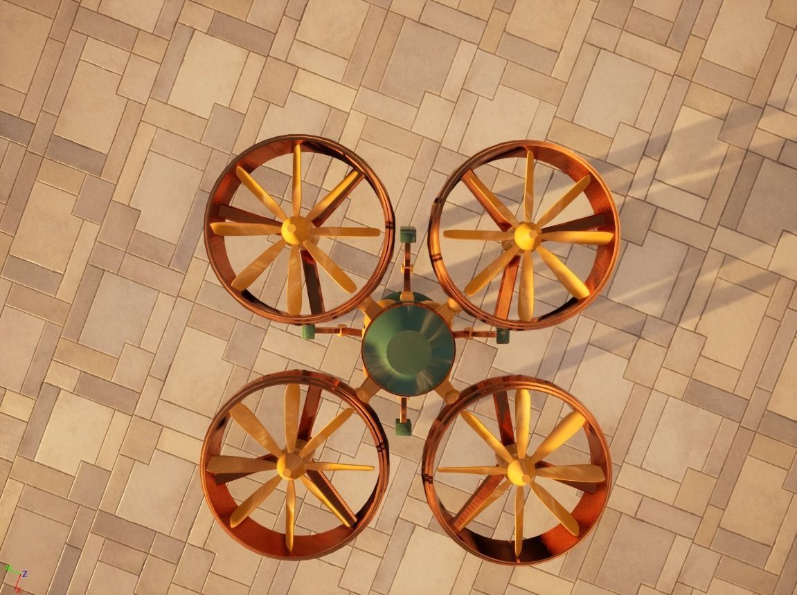 Maui Drone 3D model_2