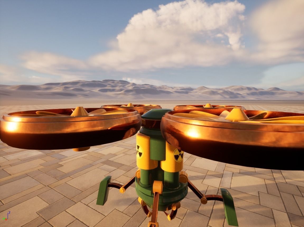 Maui Drone 3D model_3