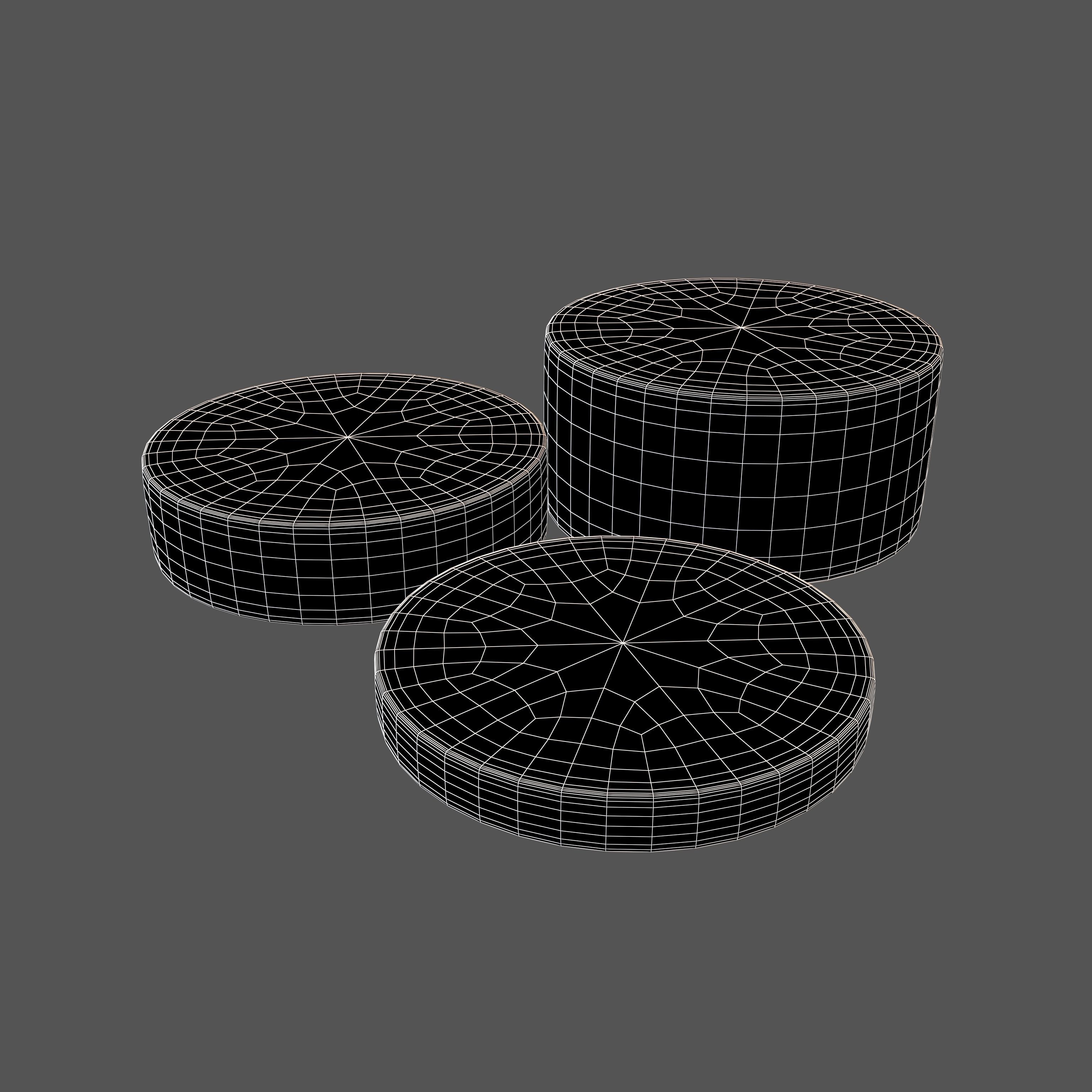 Display Pedestal v1 002 Low-poly 3D model_5