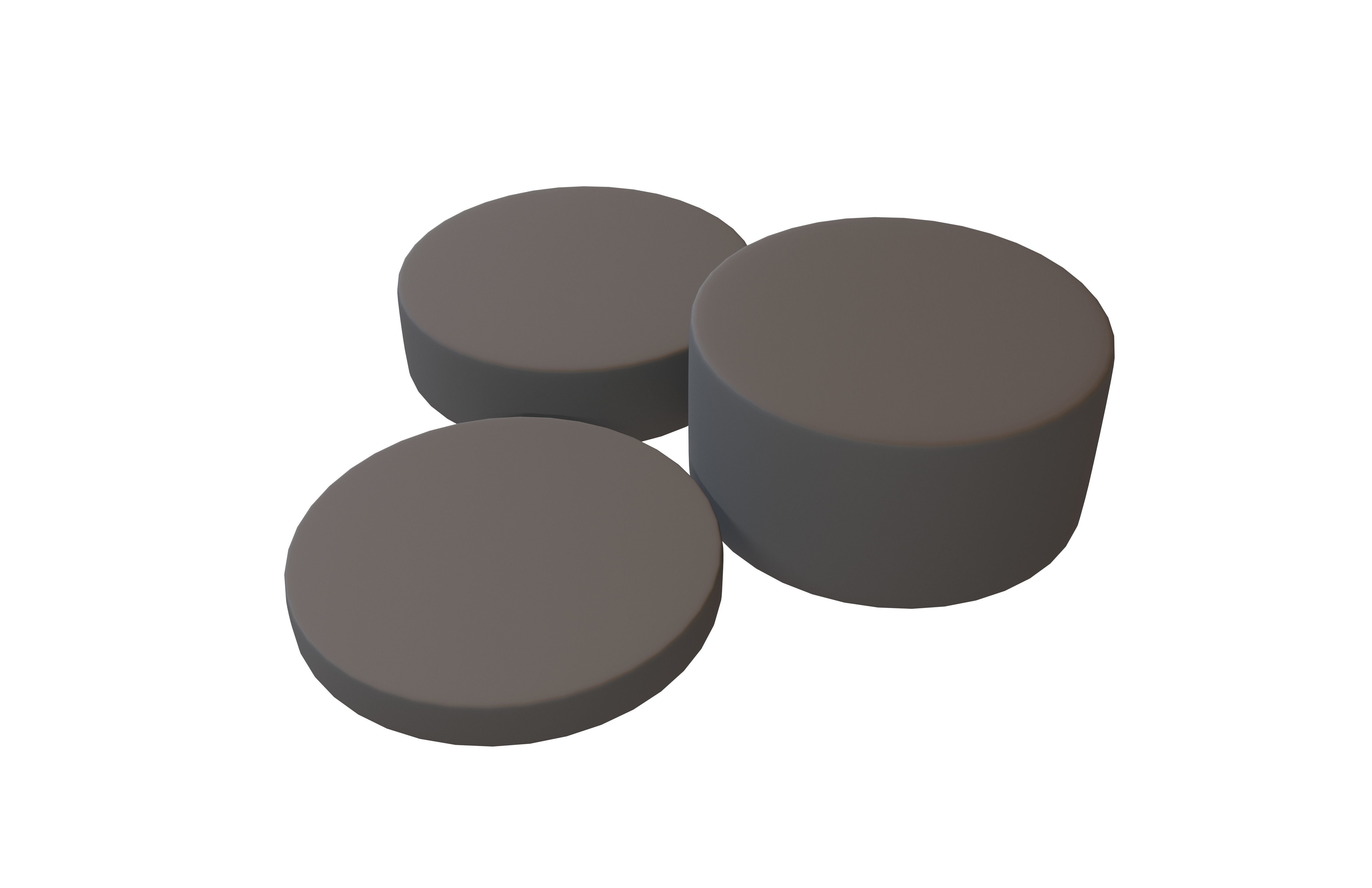 Display Pedestal v1 002 Low-poly 3D model_2