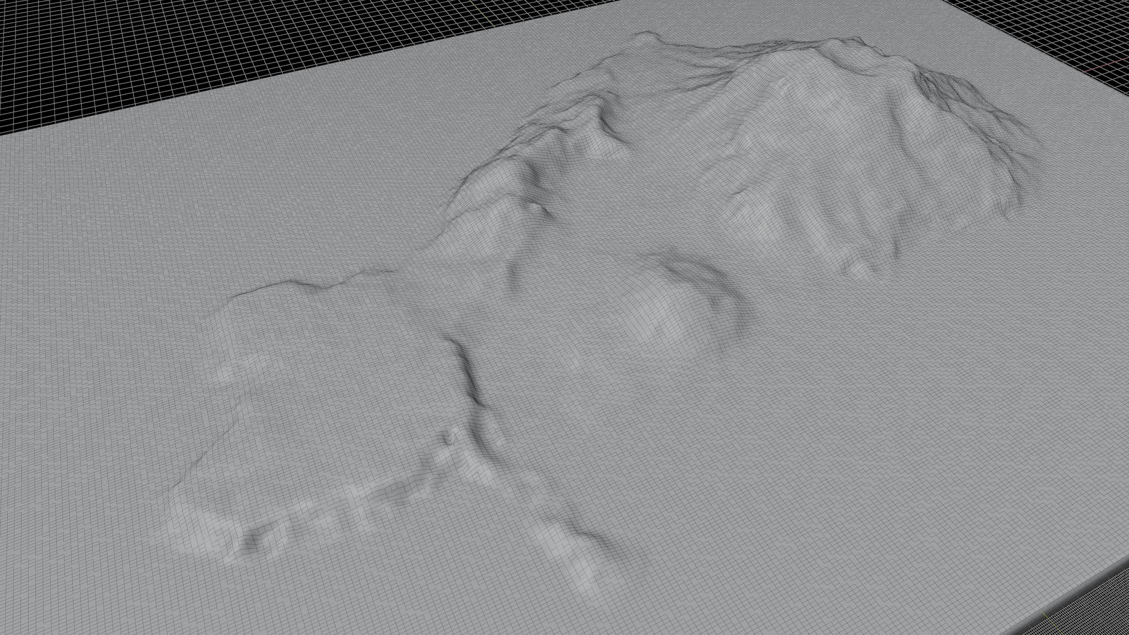 Kikai Caldera is on Iojima Island 3d model terrain 3D model_10