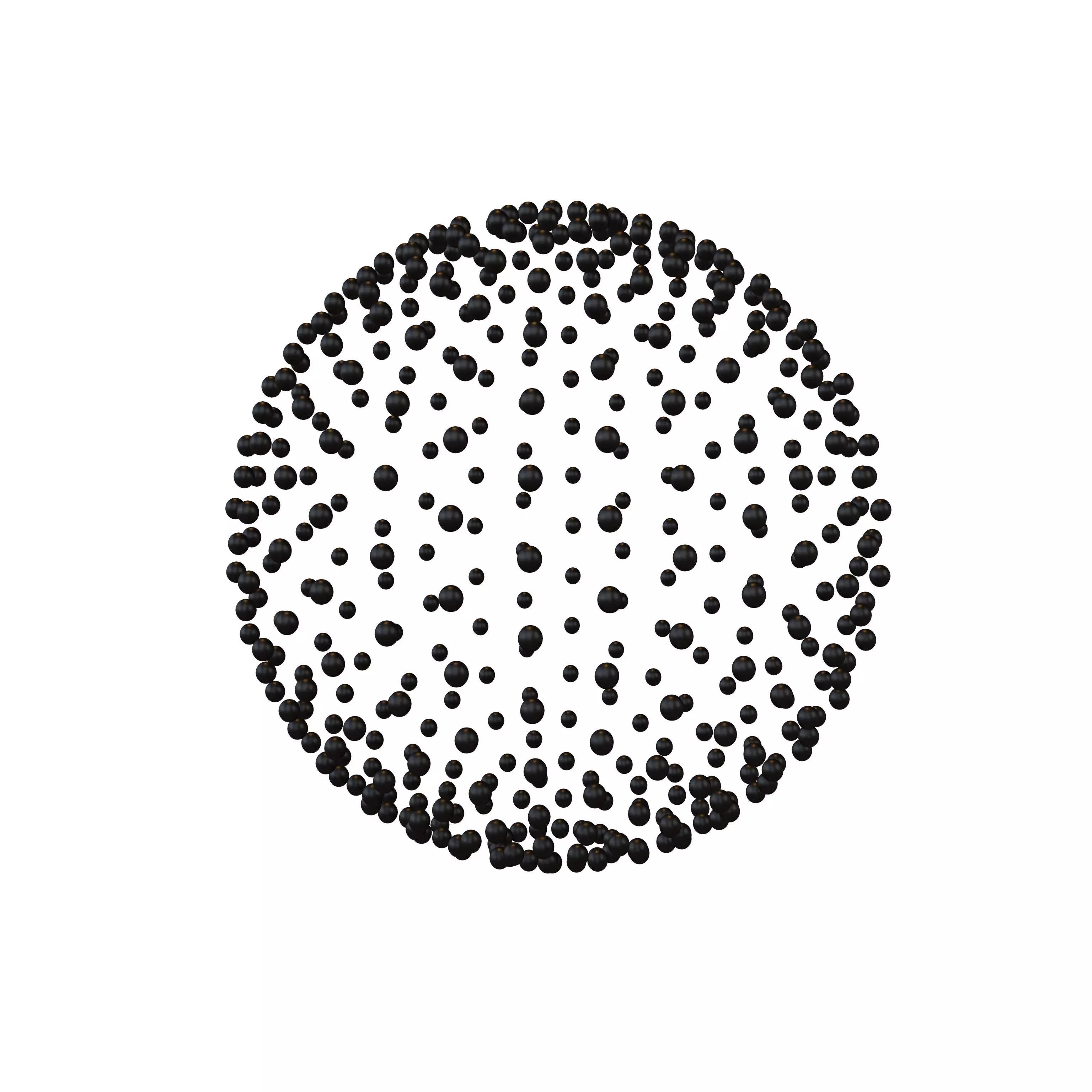 Abstract Sphere v1 003 Low-poly 3D model_0