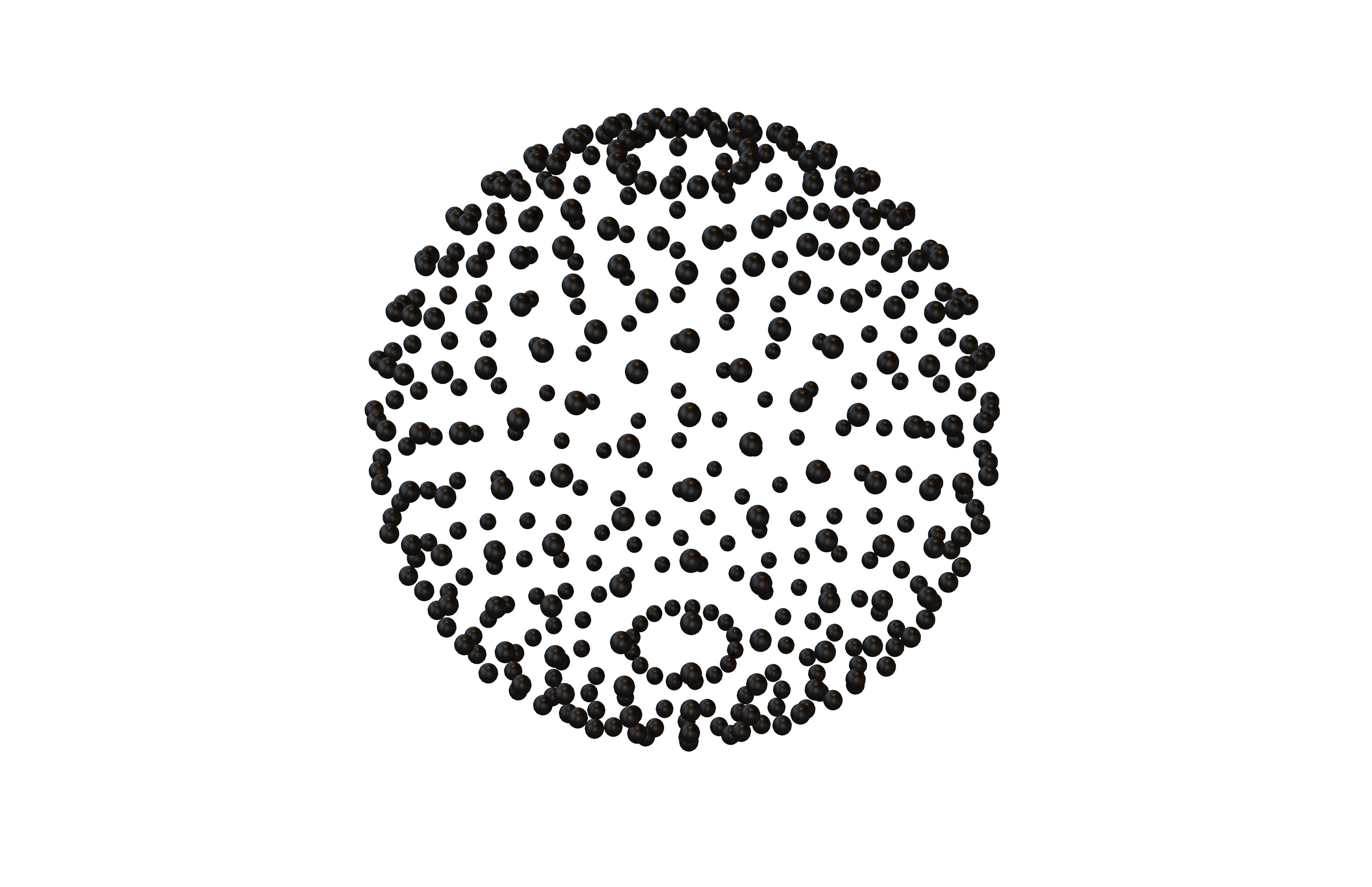 Abstract Sphere v1 003 Low-poly 3D model_1