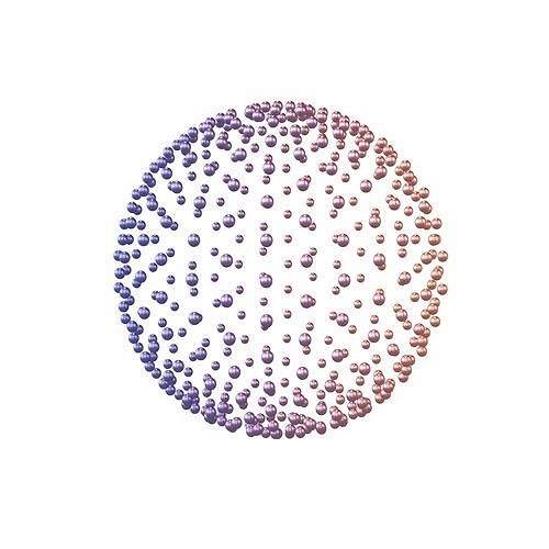 Abstract Sphere v1 004 Low-poly 3D model