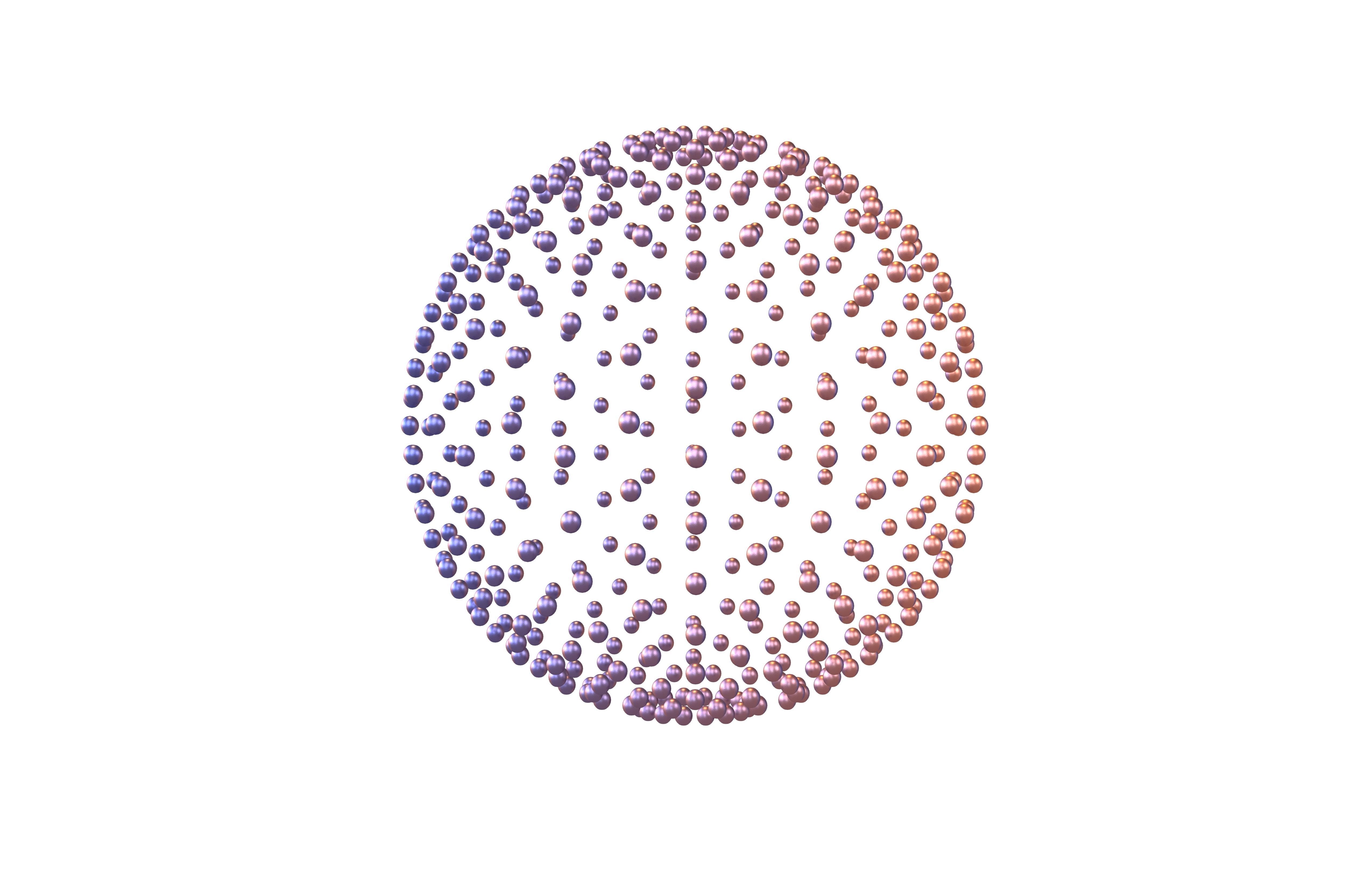 Abstract Sphere v1 005 Low-poly 3D model_2