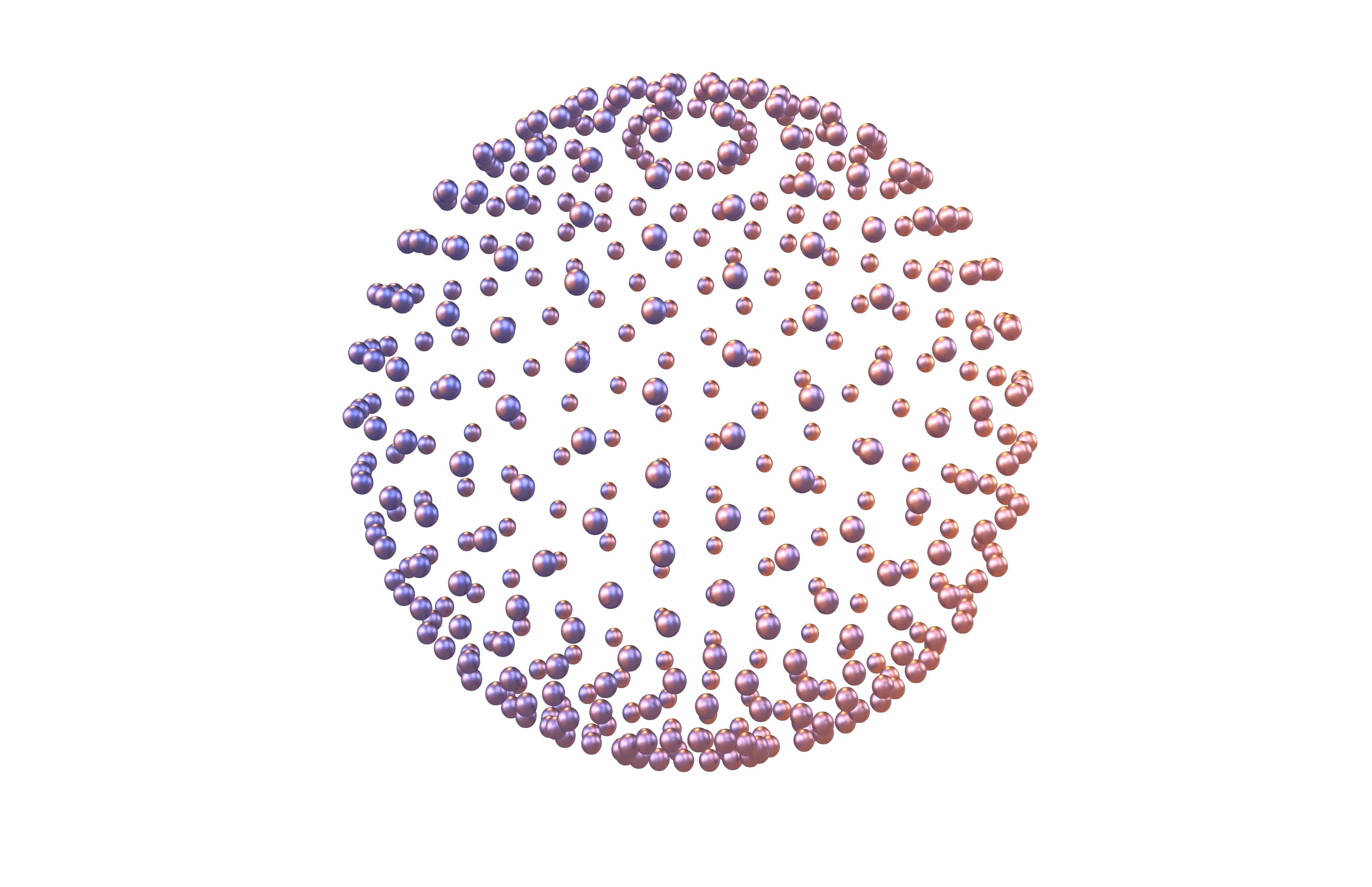 Abstract Sphere v1 005 Low-poly 3D model_3