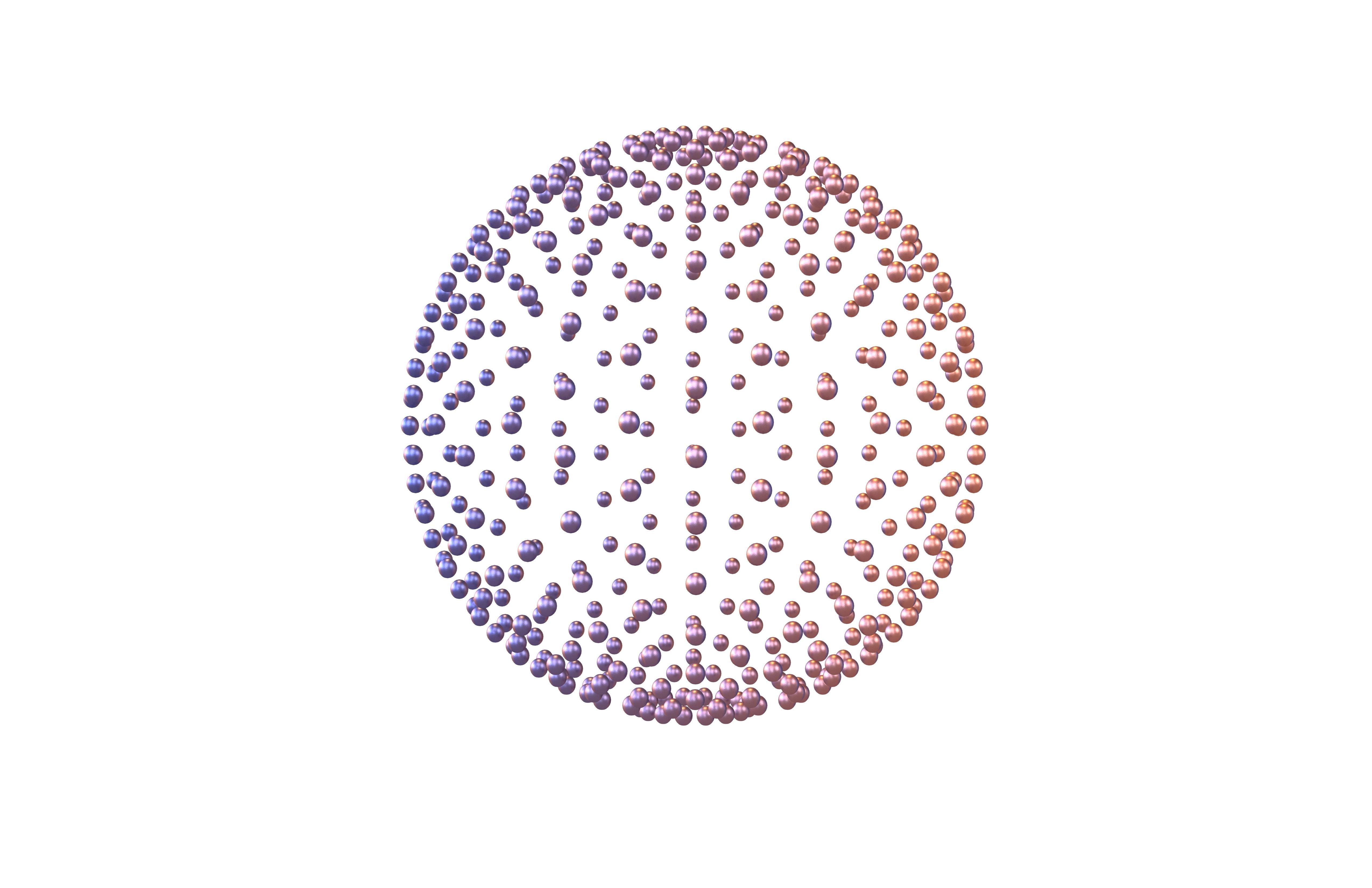 Abstract Sphere v1 005 Low-poly 3D model_1