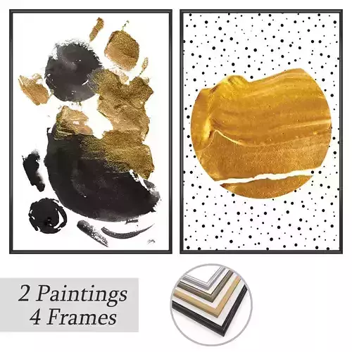 Wall Art Set 4151 3D model