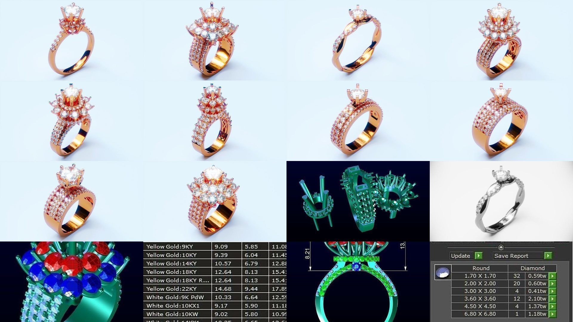 Mega 58 Engagement Ring Collection _5