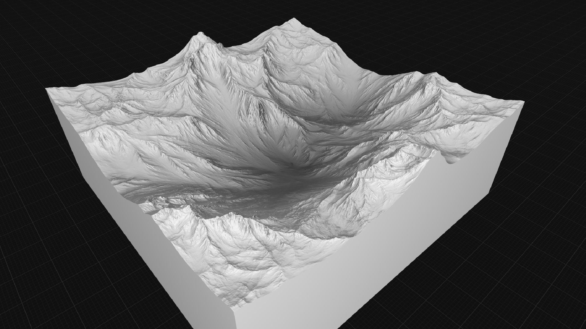TERRAIN MOUNTAIN 01 4K 3D model_7