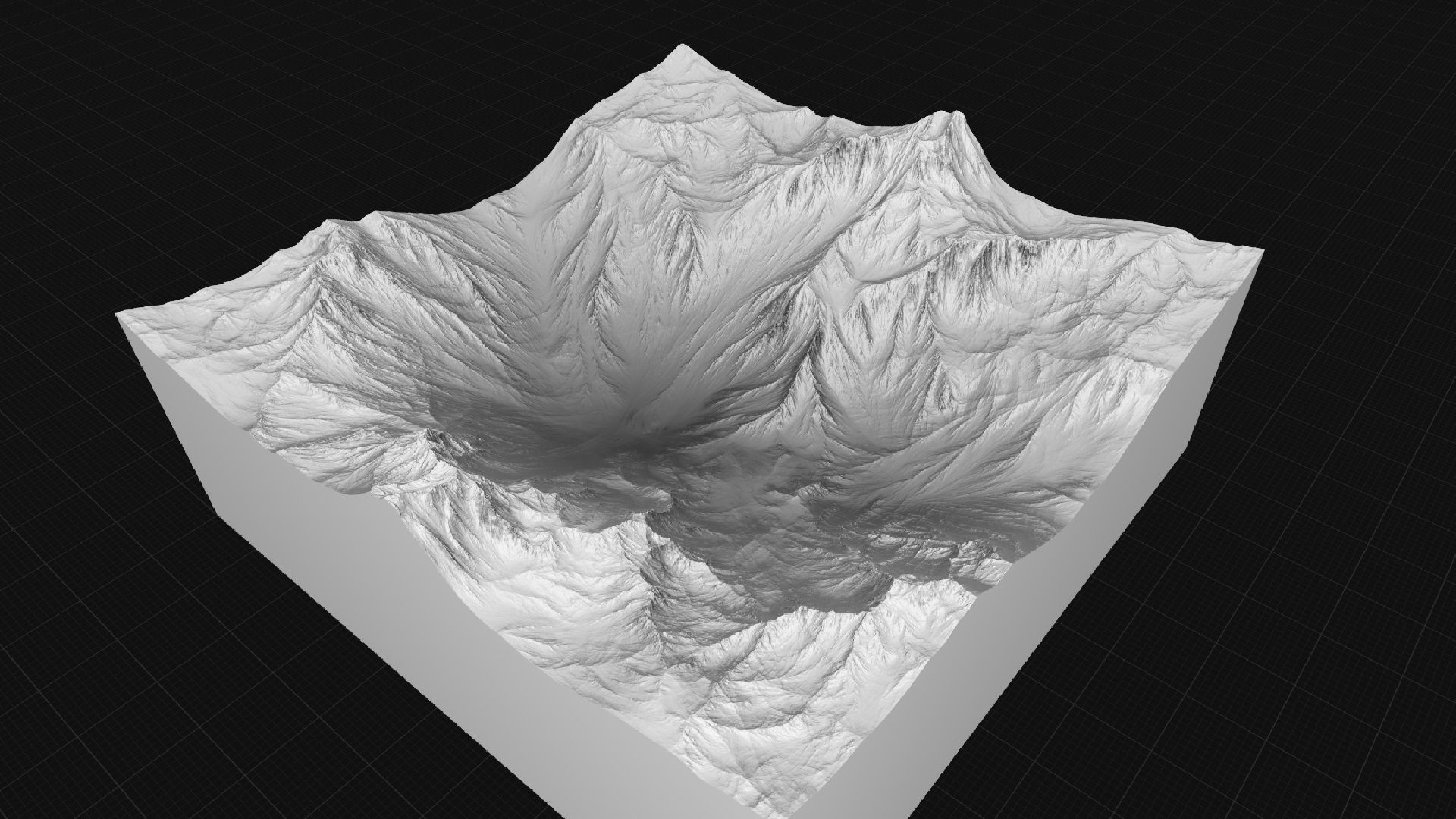 TERRAIN MOUNTAIN 01 4K 3D model_5