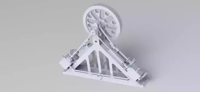 A Simple 2 Cylinder Diagonal Steam Engine