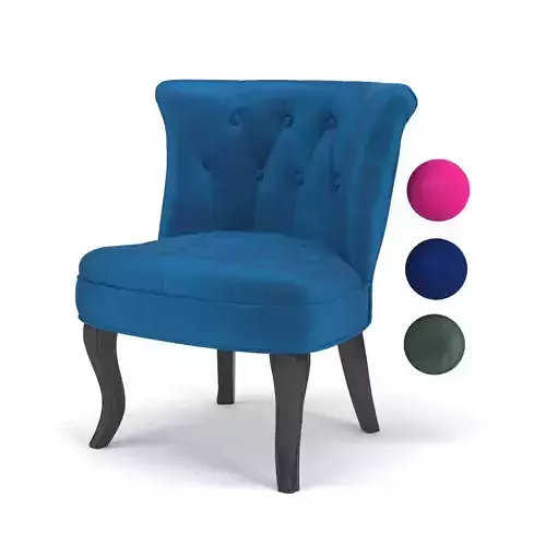 Grenier Upholstered Barrel Chair 3D model