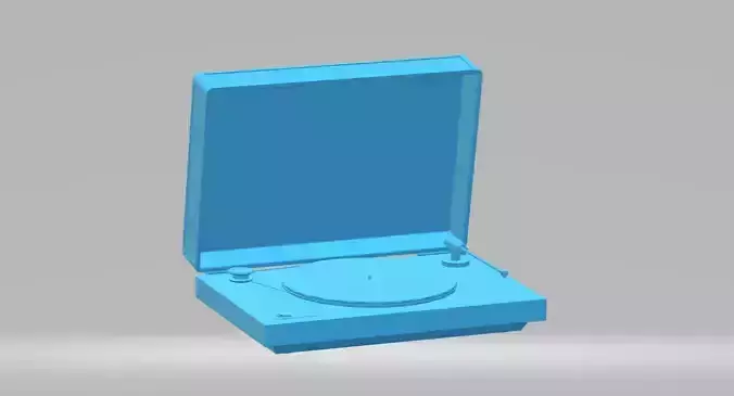 Plasticity Record Player 3D print model