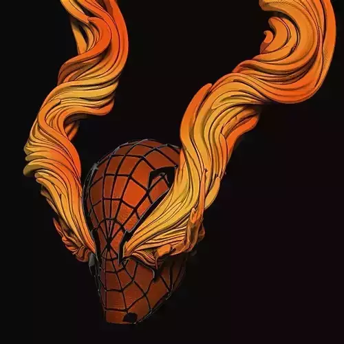 DEADLY NEIGHBORHOOD SPIDERMAN FLAME