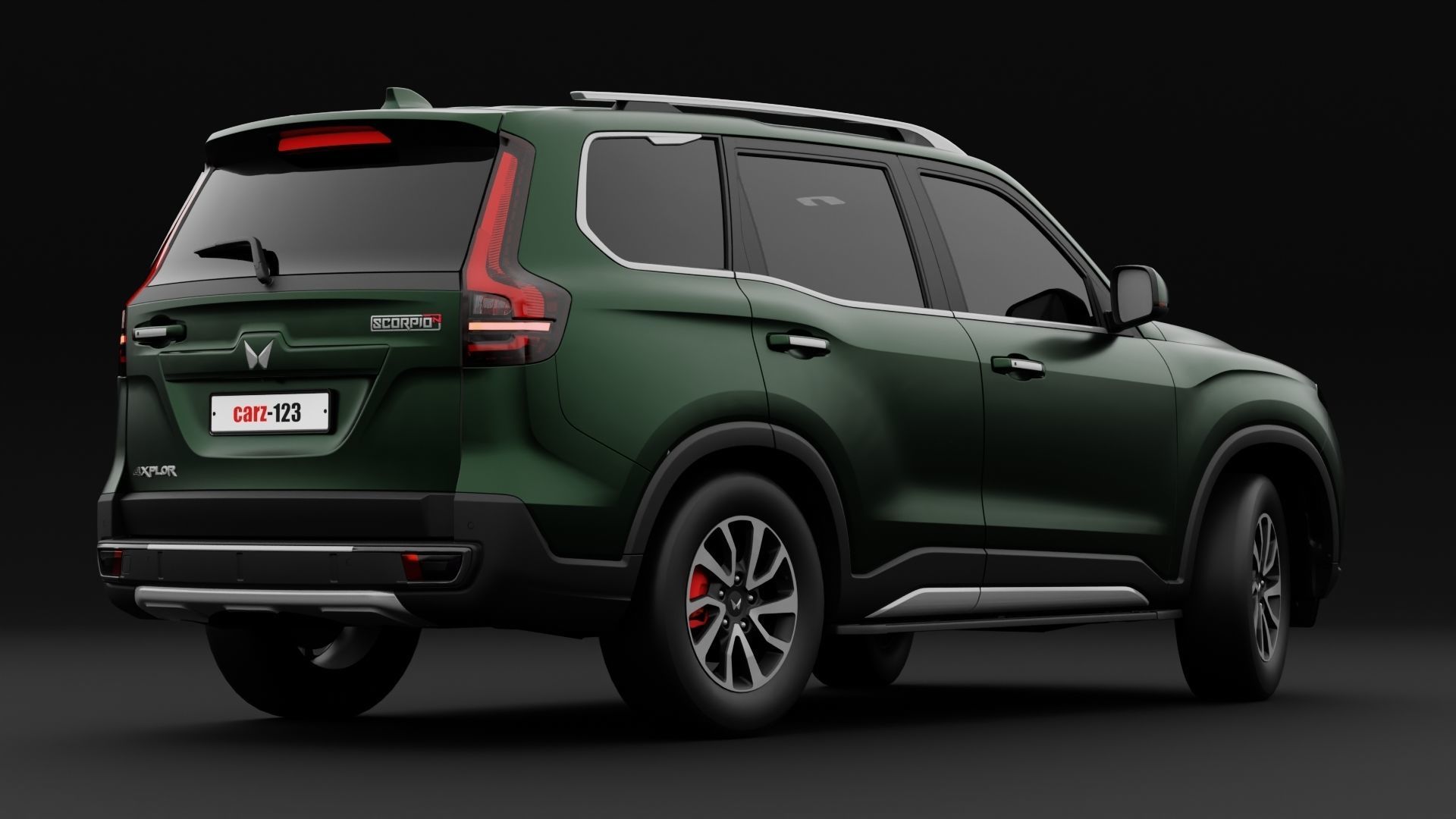 Mahindra scorpio N 3D model_2