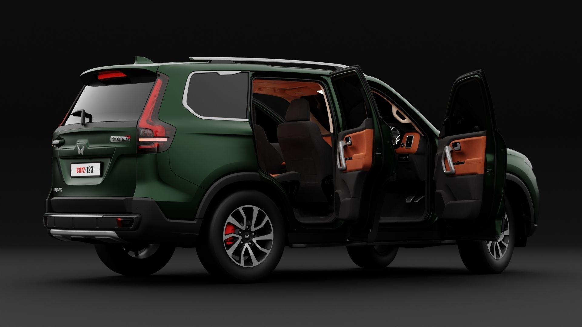 Mahindra scorpio N 3D model_6